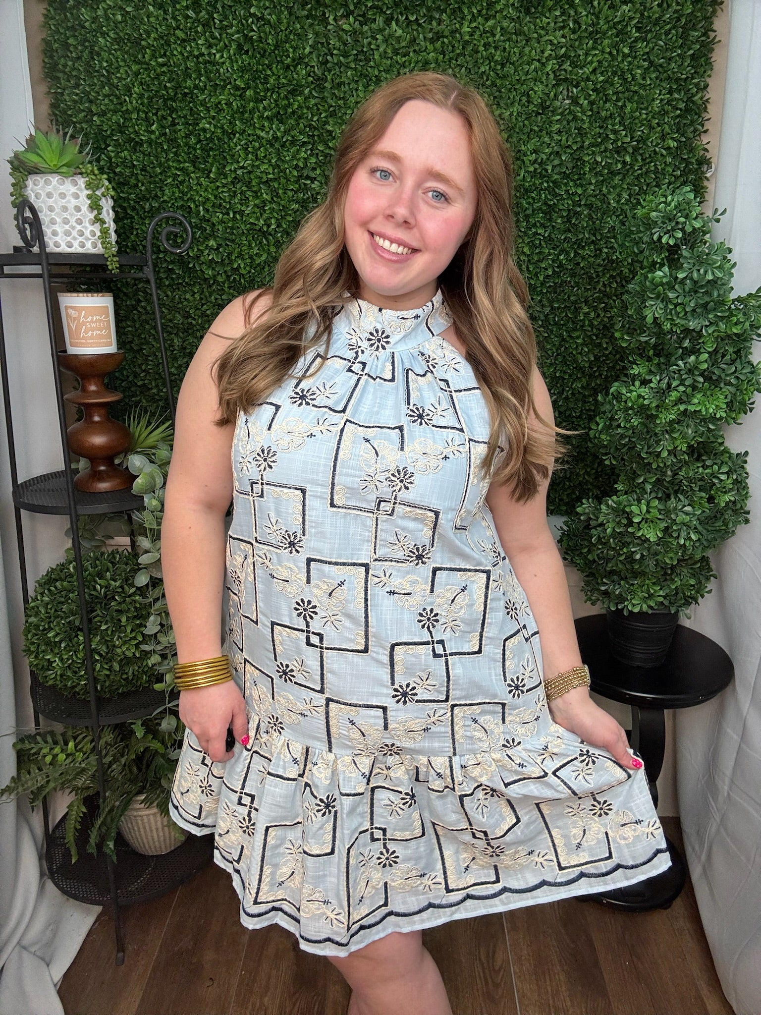 SLEEVELESS MINI DRESS