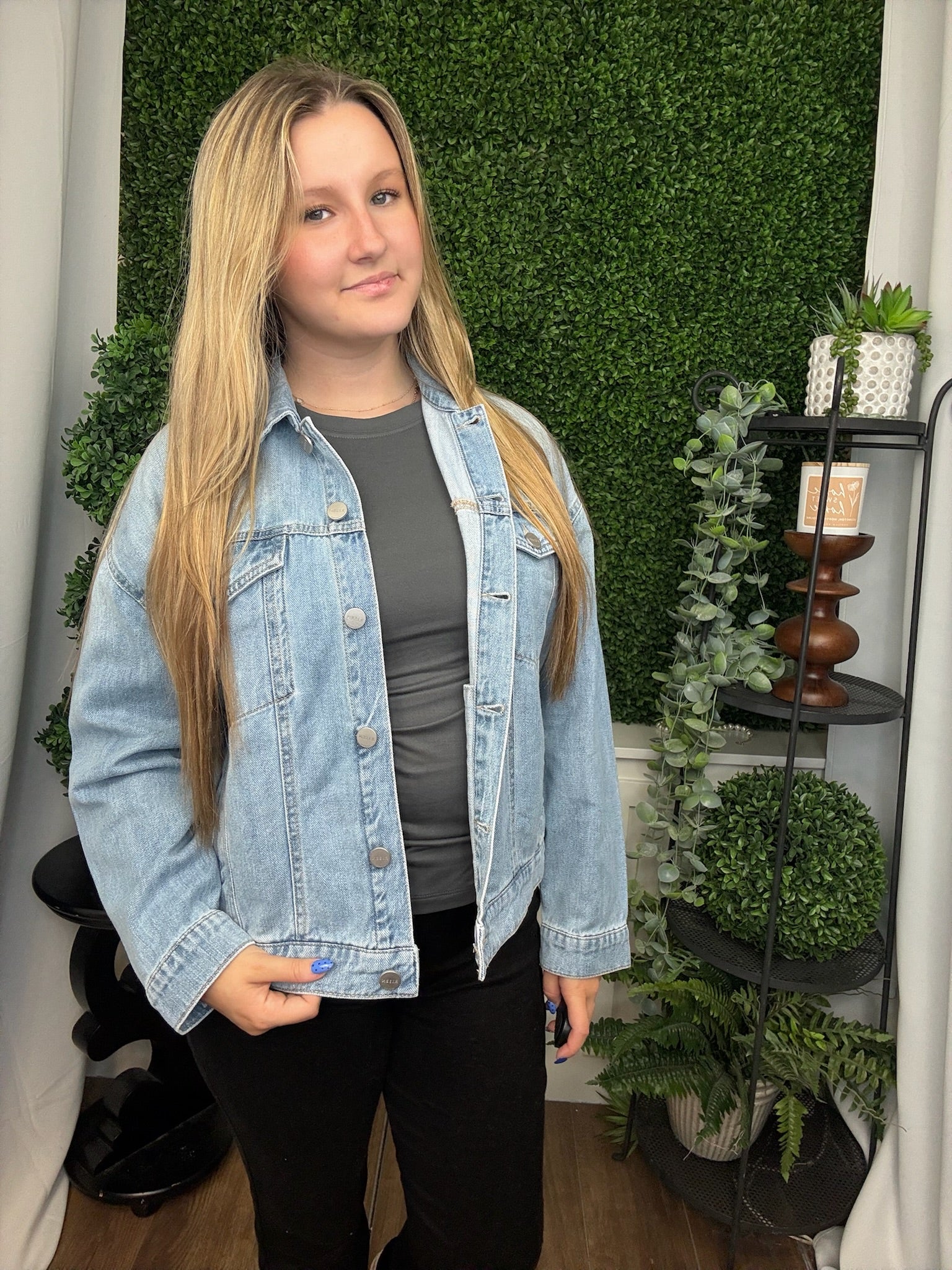 OVERSIZED DENIM JACKET - LIGHT