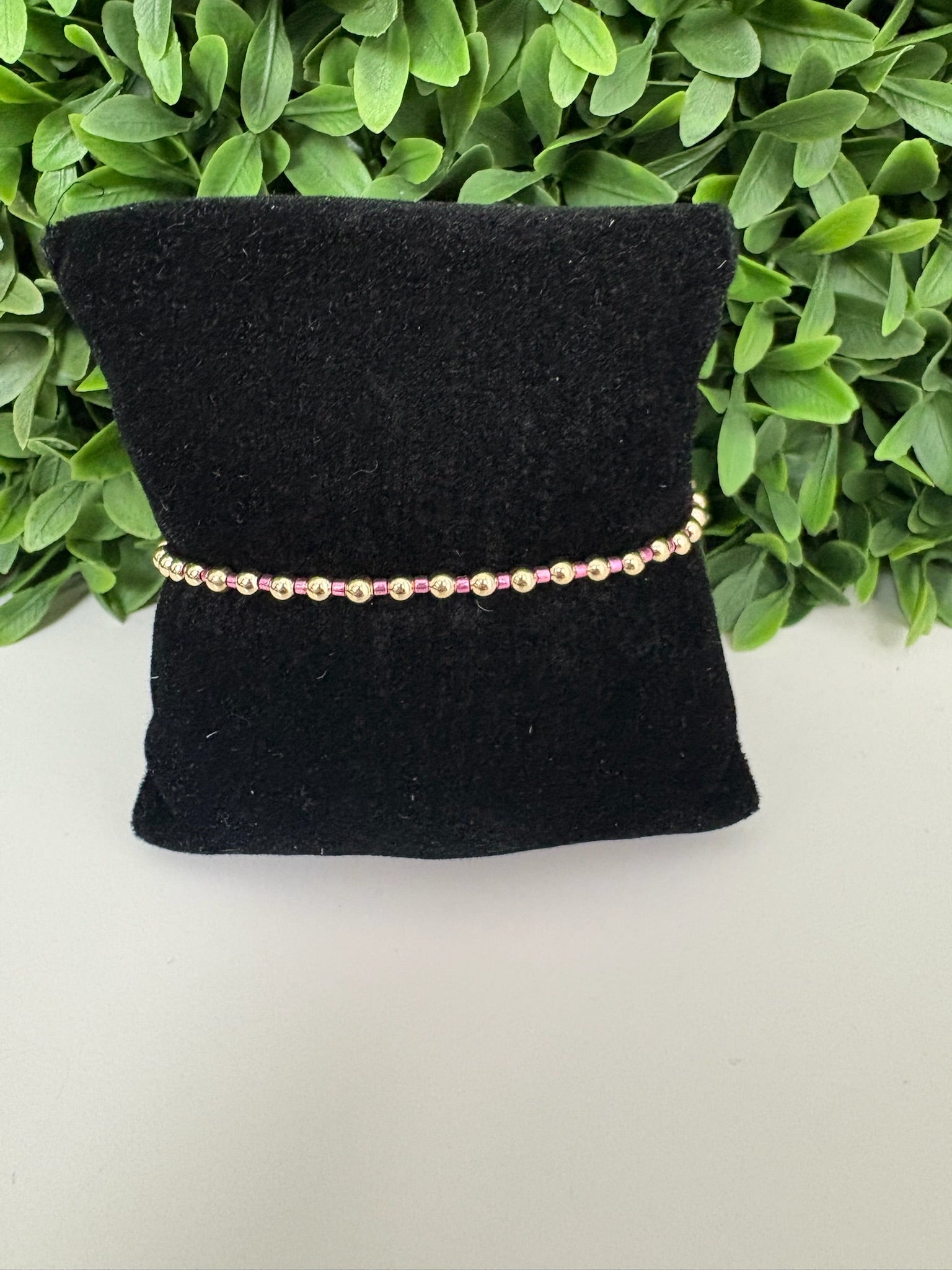 HOPE GRATEFUL BRACELET - PINK METALLIC