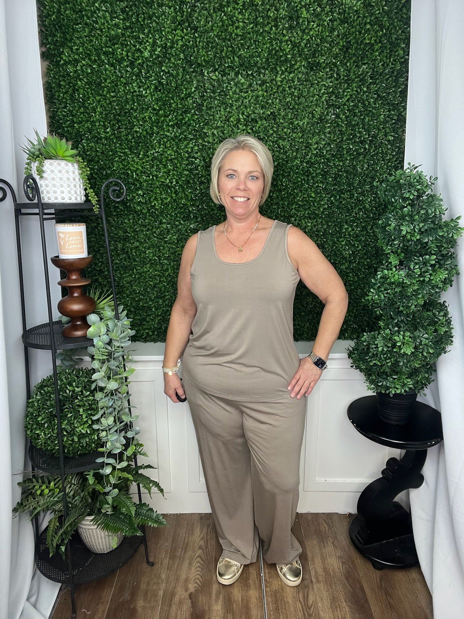 SOFT LANDING TANK - TAUPE