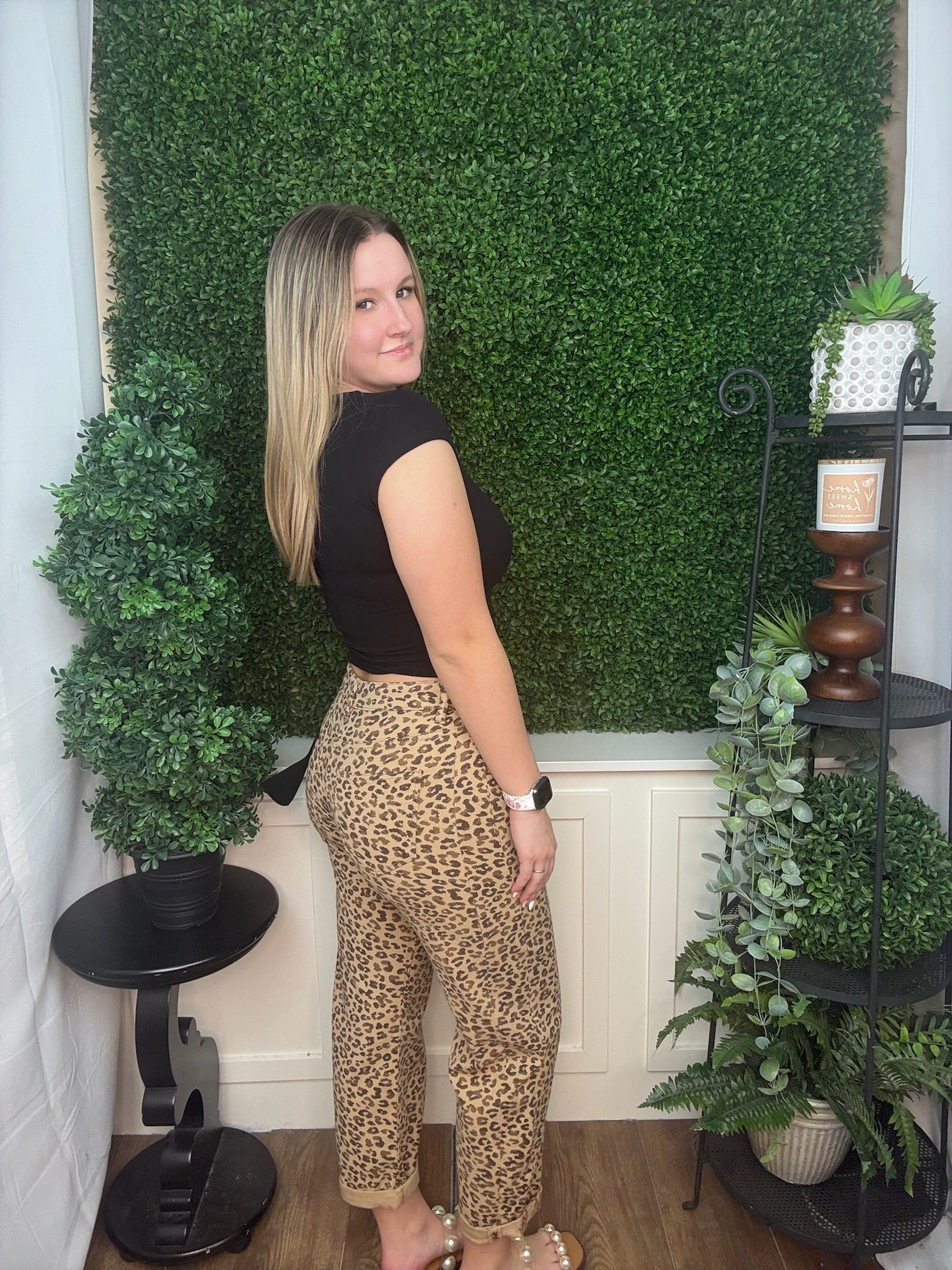 Midnight Drape Square Neck Top