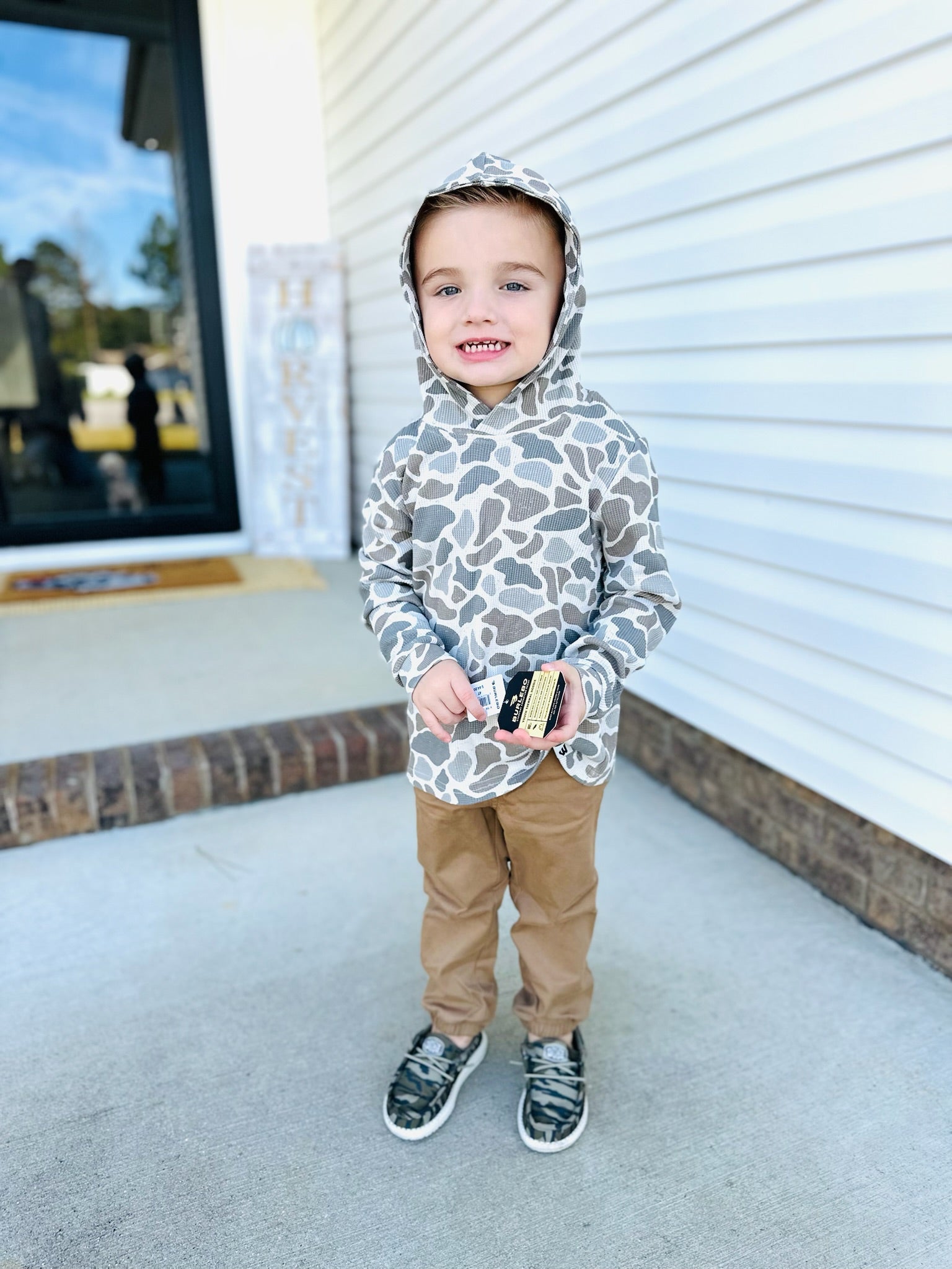 YOUTH - THERMAL HOODIE - CLASSIC DEER CAMO