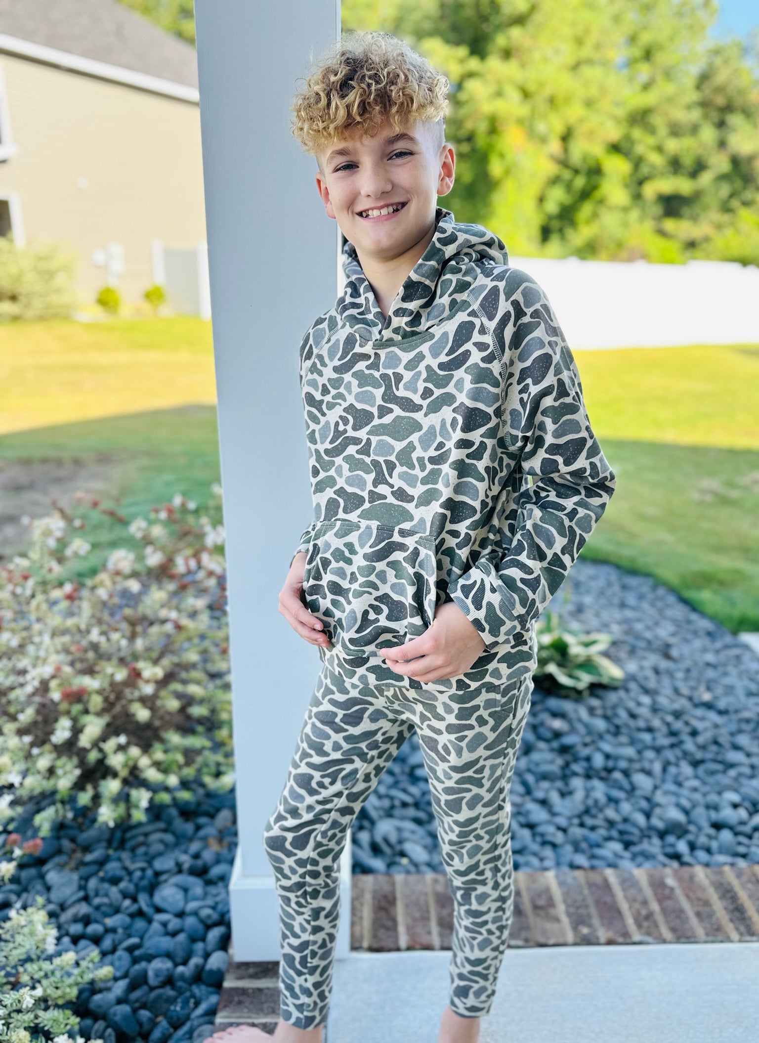 YOUTH - FLEECE JOGGER - CLASSIC DEER CAMO