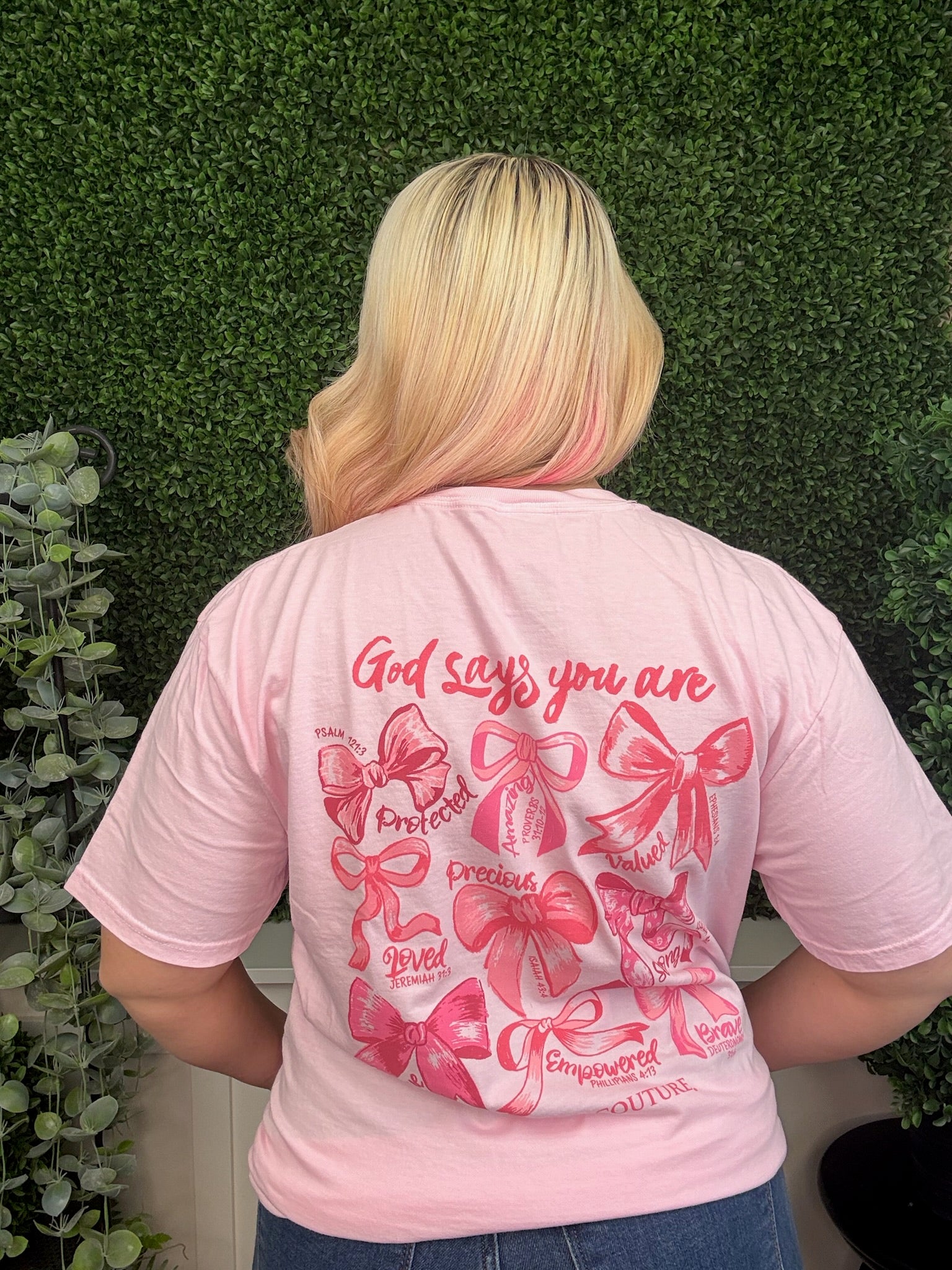 GOD SAYS YOU ARE BOWS SS - BLOSSOM