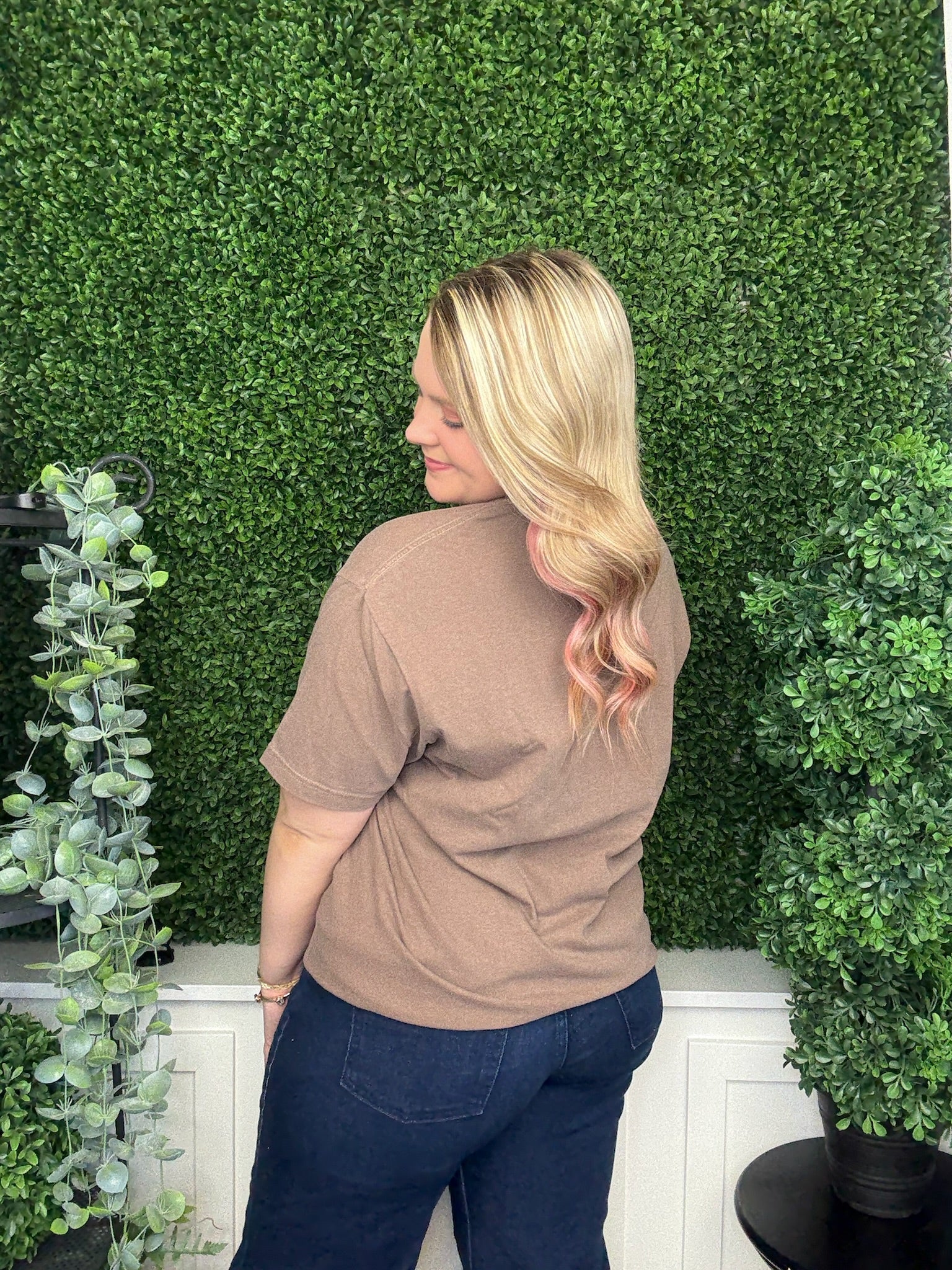 CAMO BOW DUCK CHECK - ESPRESSO