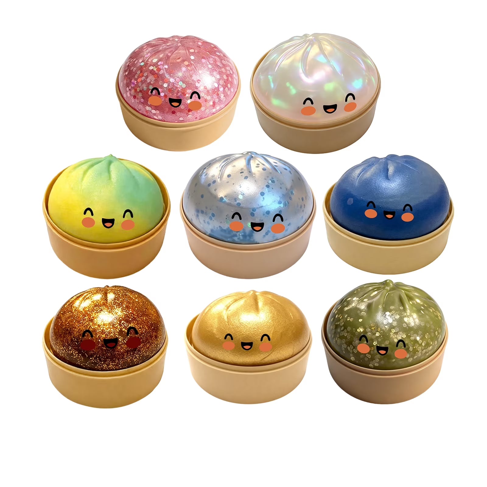 GLITTER SQUISHY DUMPLINGS - MINI