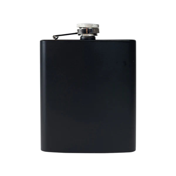 BLACK STAINLESS FLASK