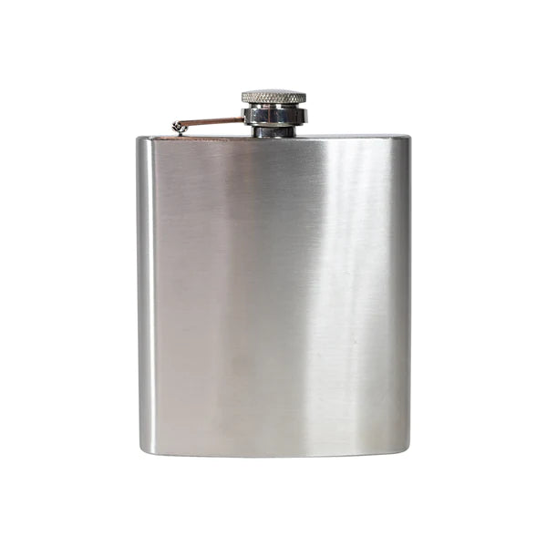 SILVER STAINLESS FLASK - MAD MAN