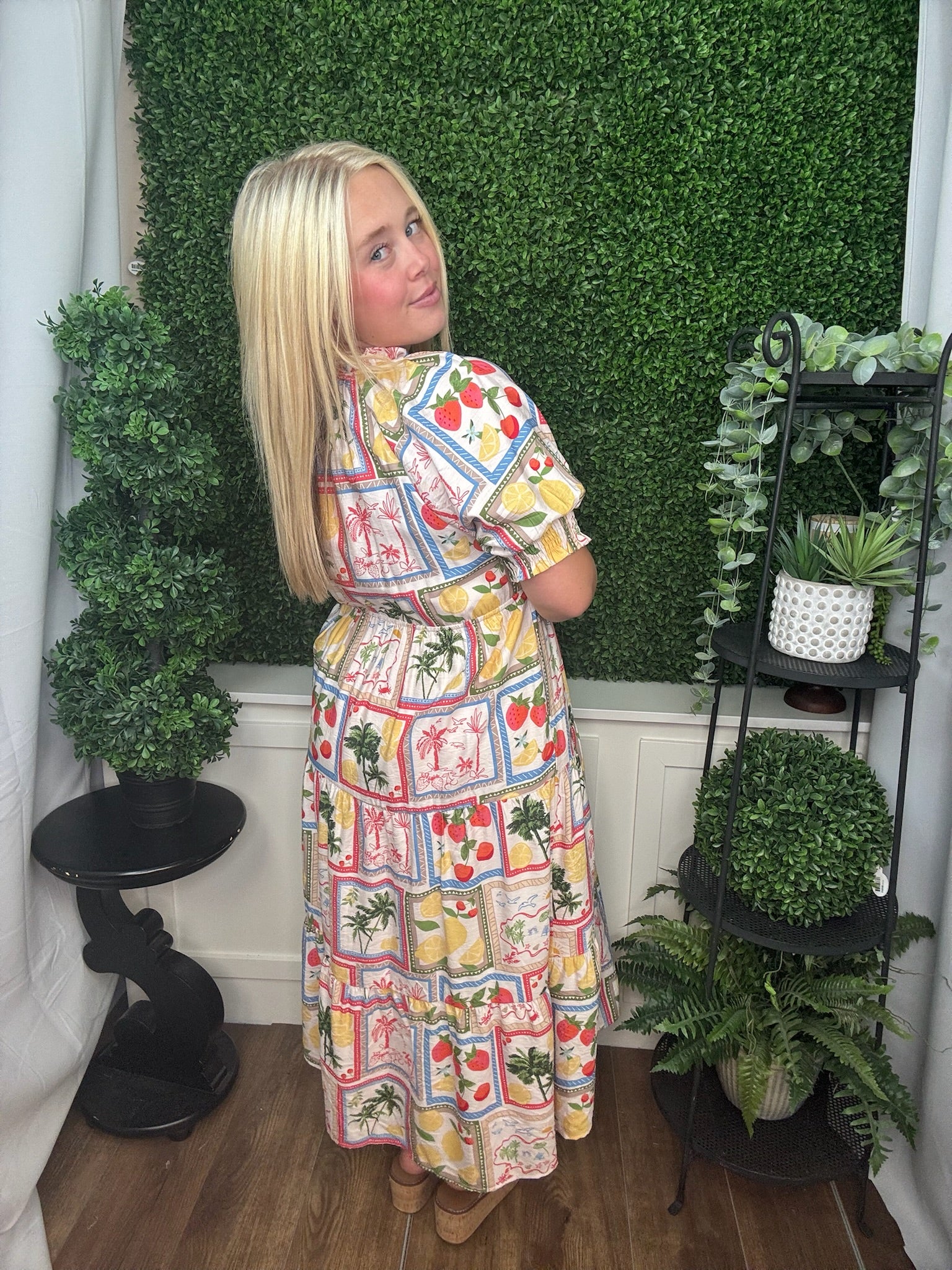 COASTAL PATCHWORK DRESS