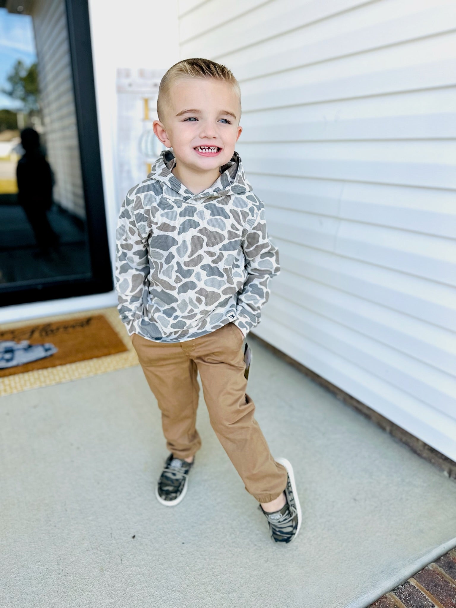 YOUTH - THERMAL HOODIE - CLASSIC DEER CAMO