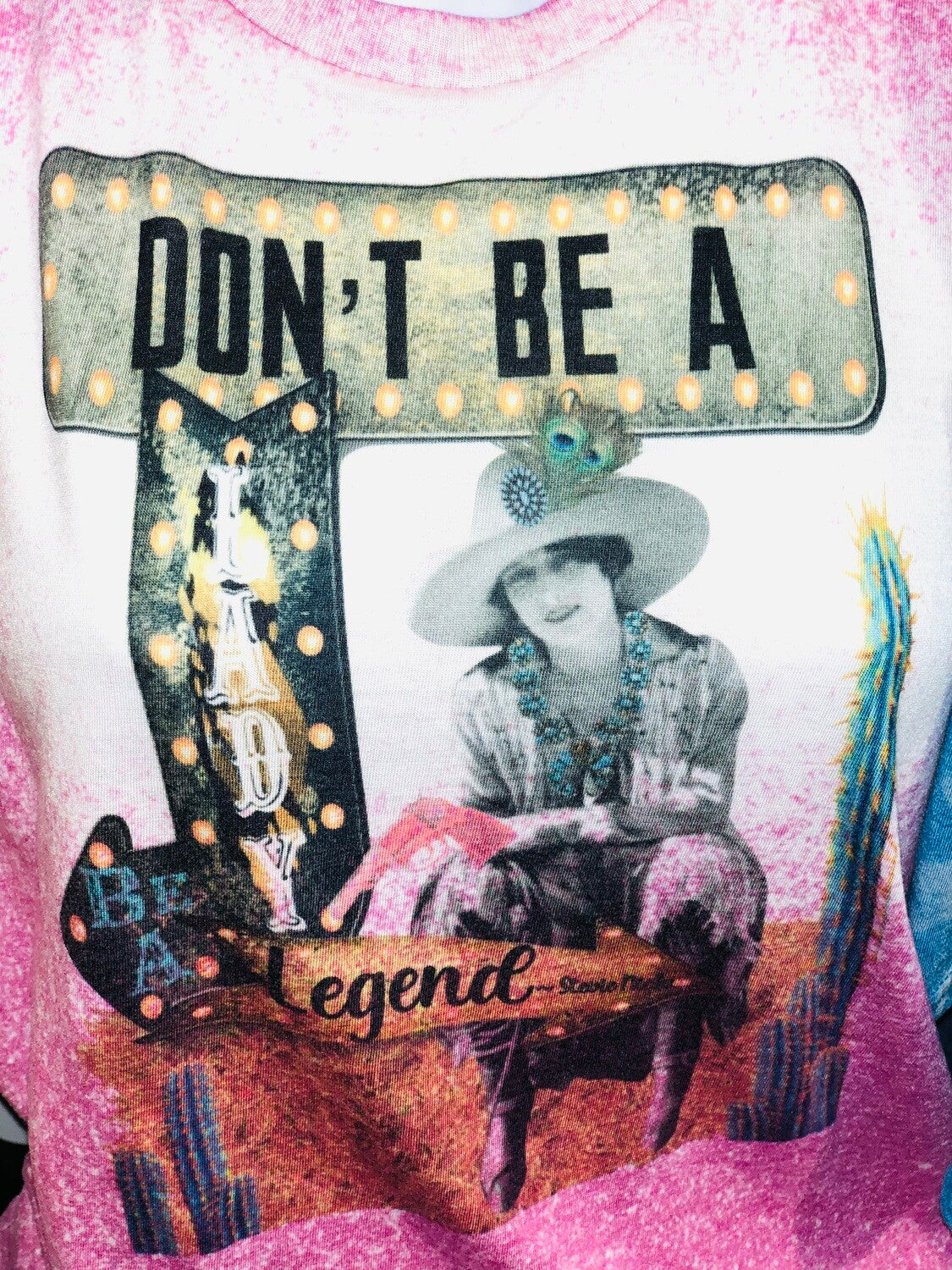 SHORT SLEEVE TEE DON'T BE A LADY BE A LEGEND