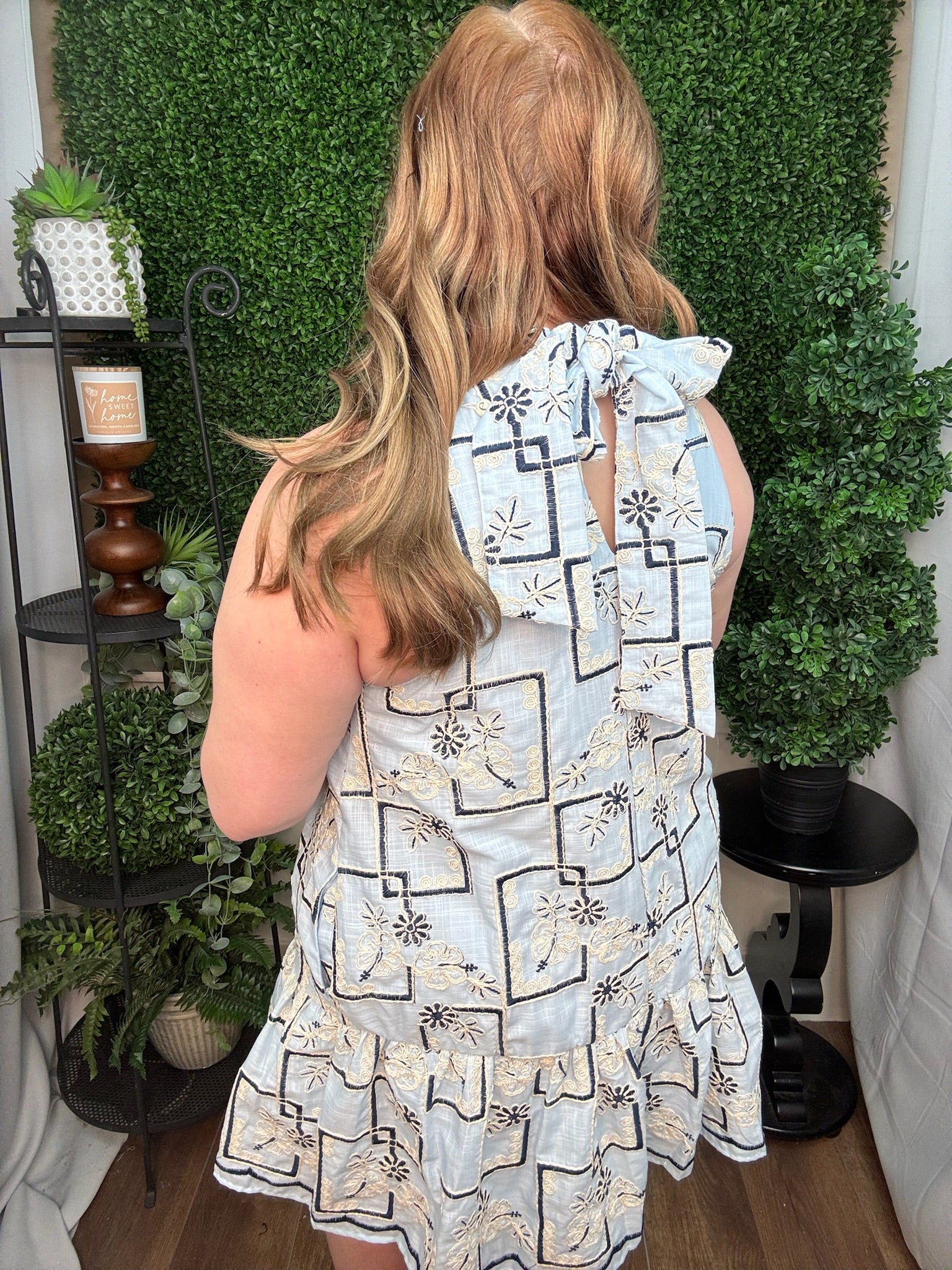 SLEEVELESS MINI DRESS