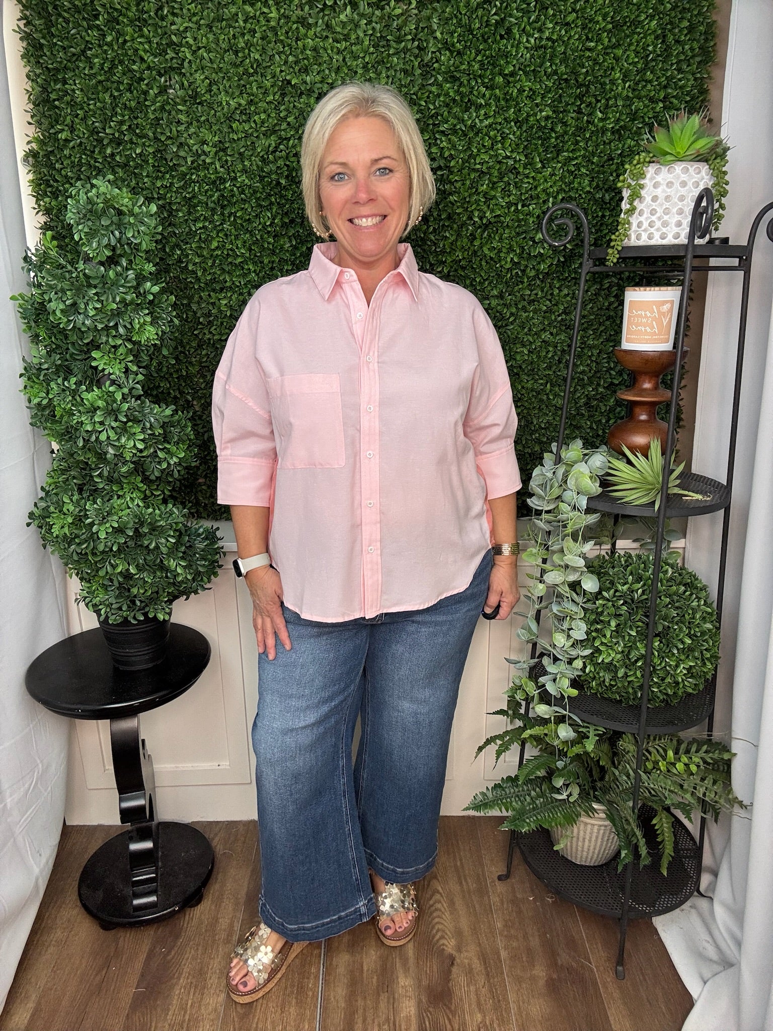 Blush Ease Pocket Shirt