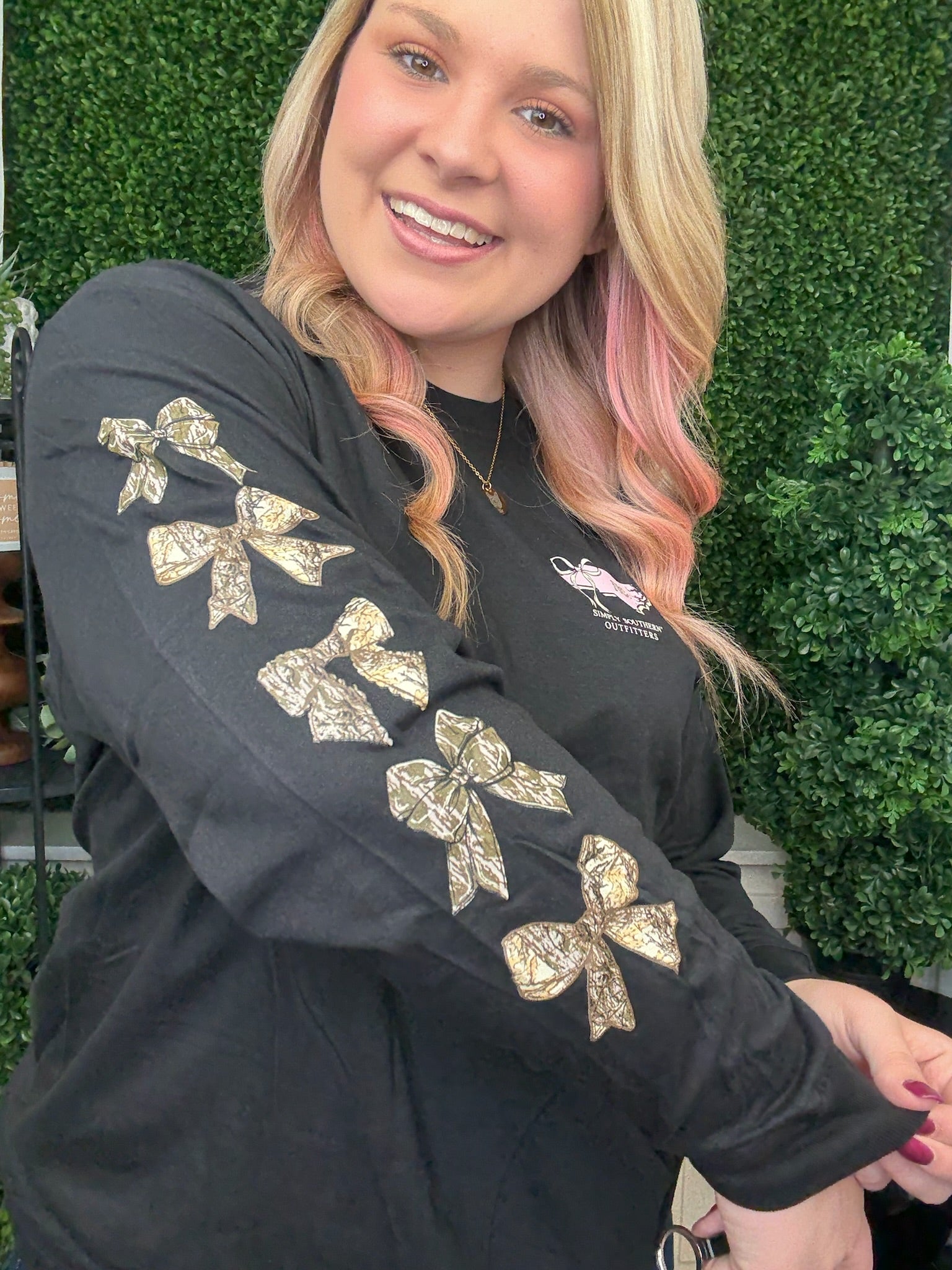 OUTFITTERS STATE NC LS - BLACK