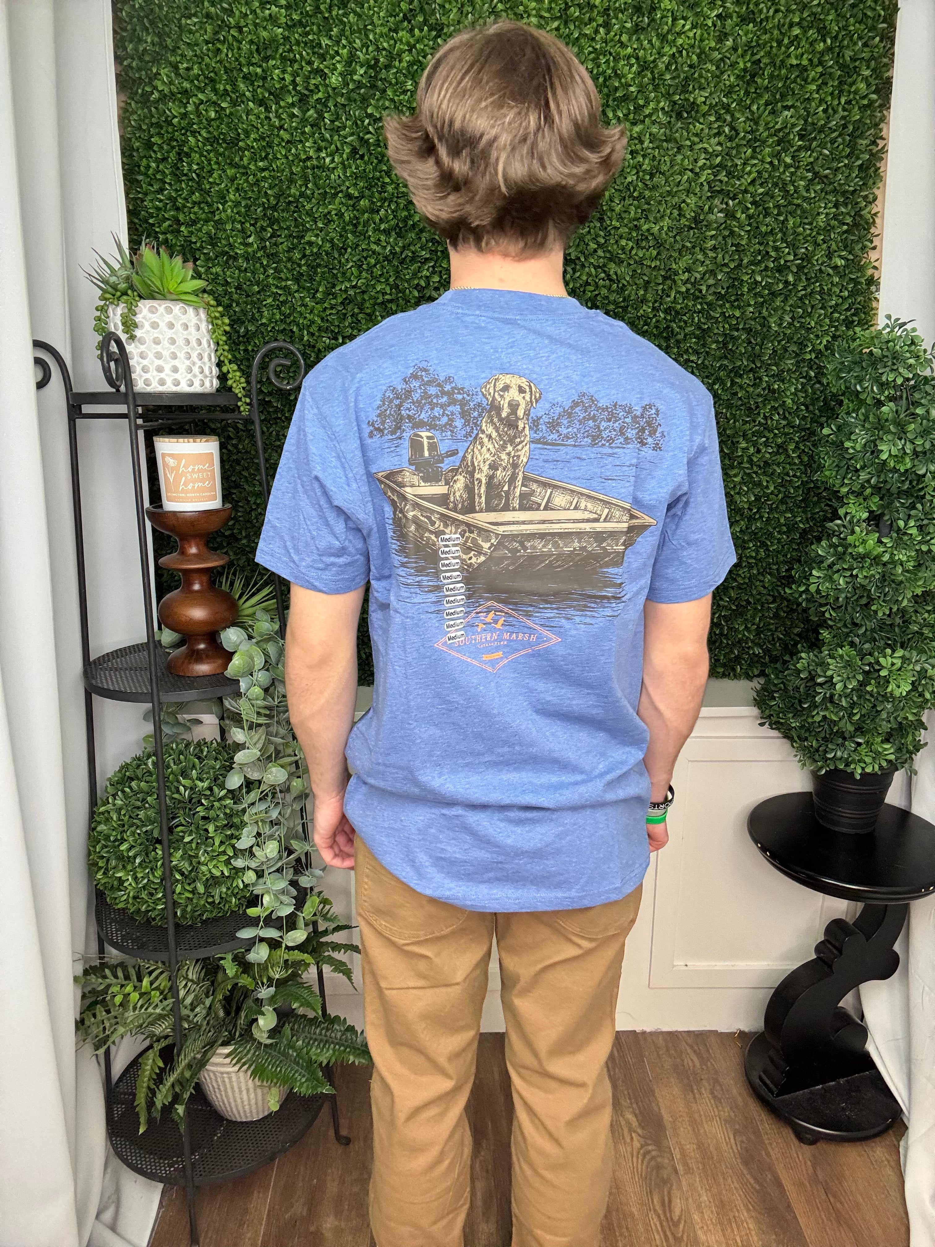 PATIENT PUP SS - WASHED OXFORD BLUE