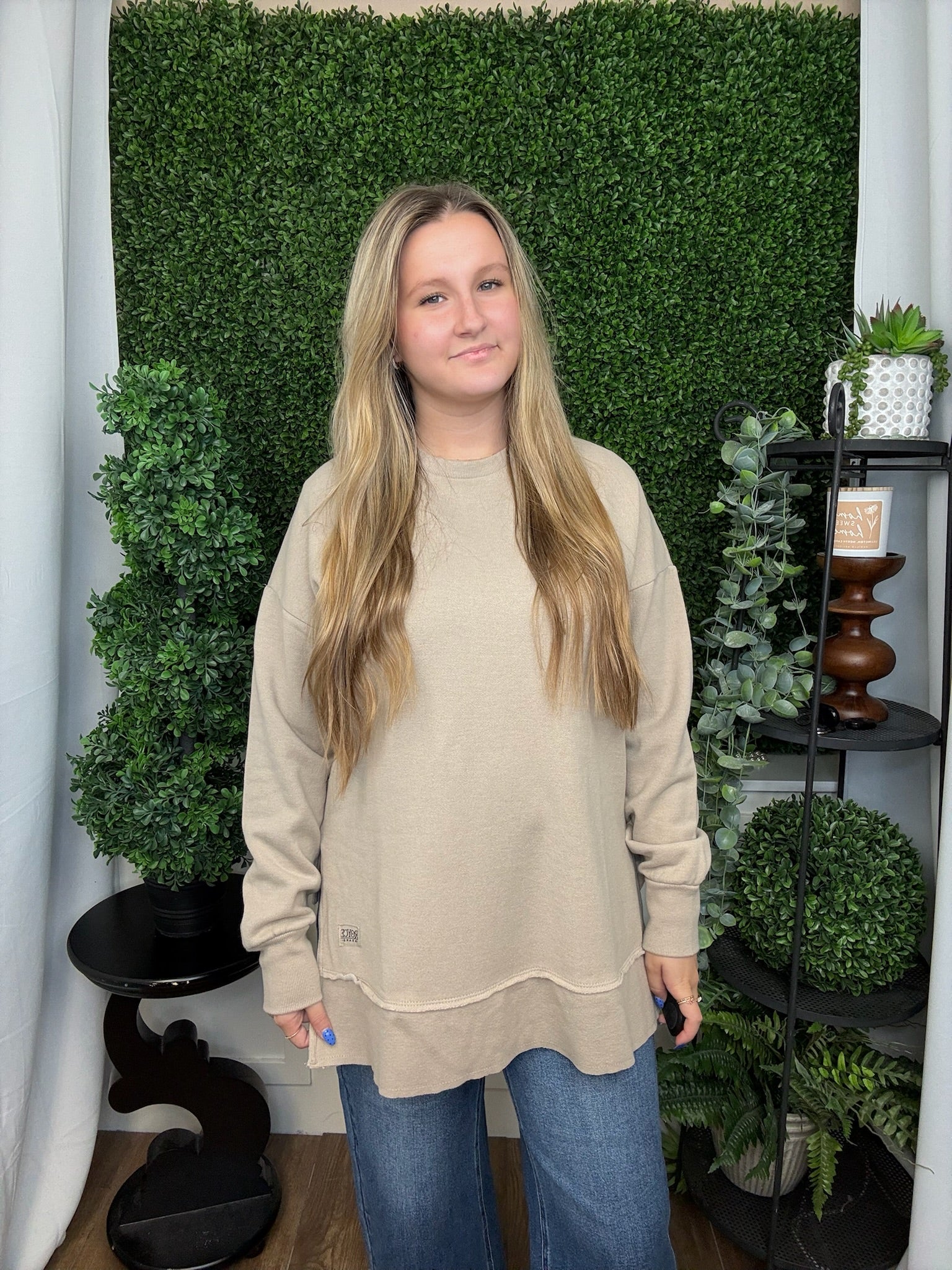 MELANGE LA JOLLA TOP - SAND