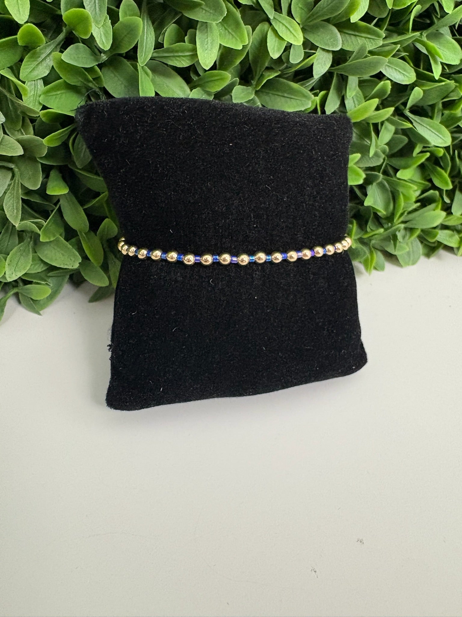 HOPE GRATEFUL BRACELET - BLUE METALLIC