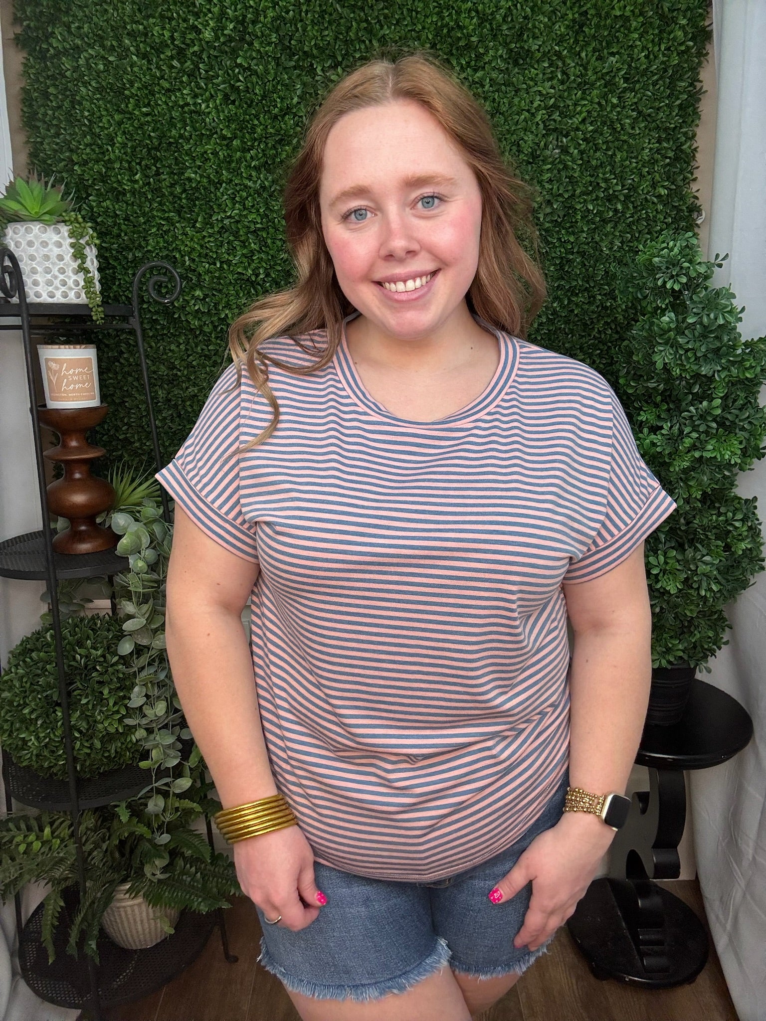 Classic Striped Relaxed Fit Tee