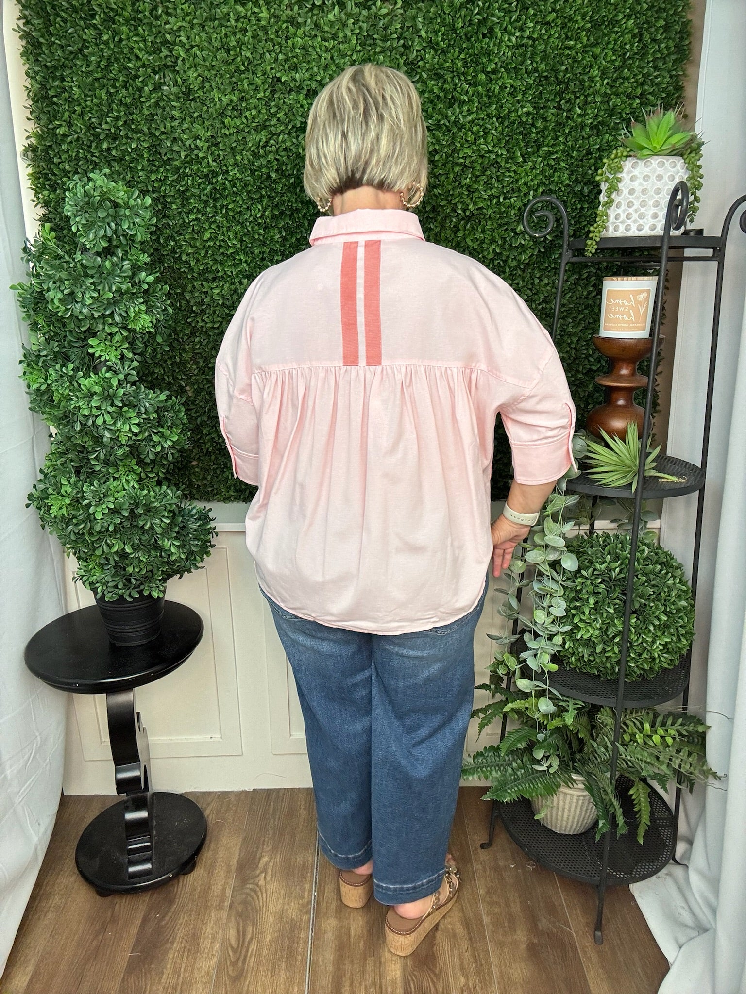 Blush Ease Pocket Shirt