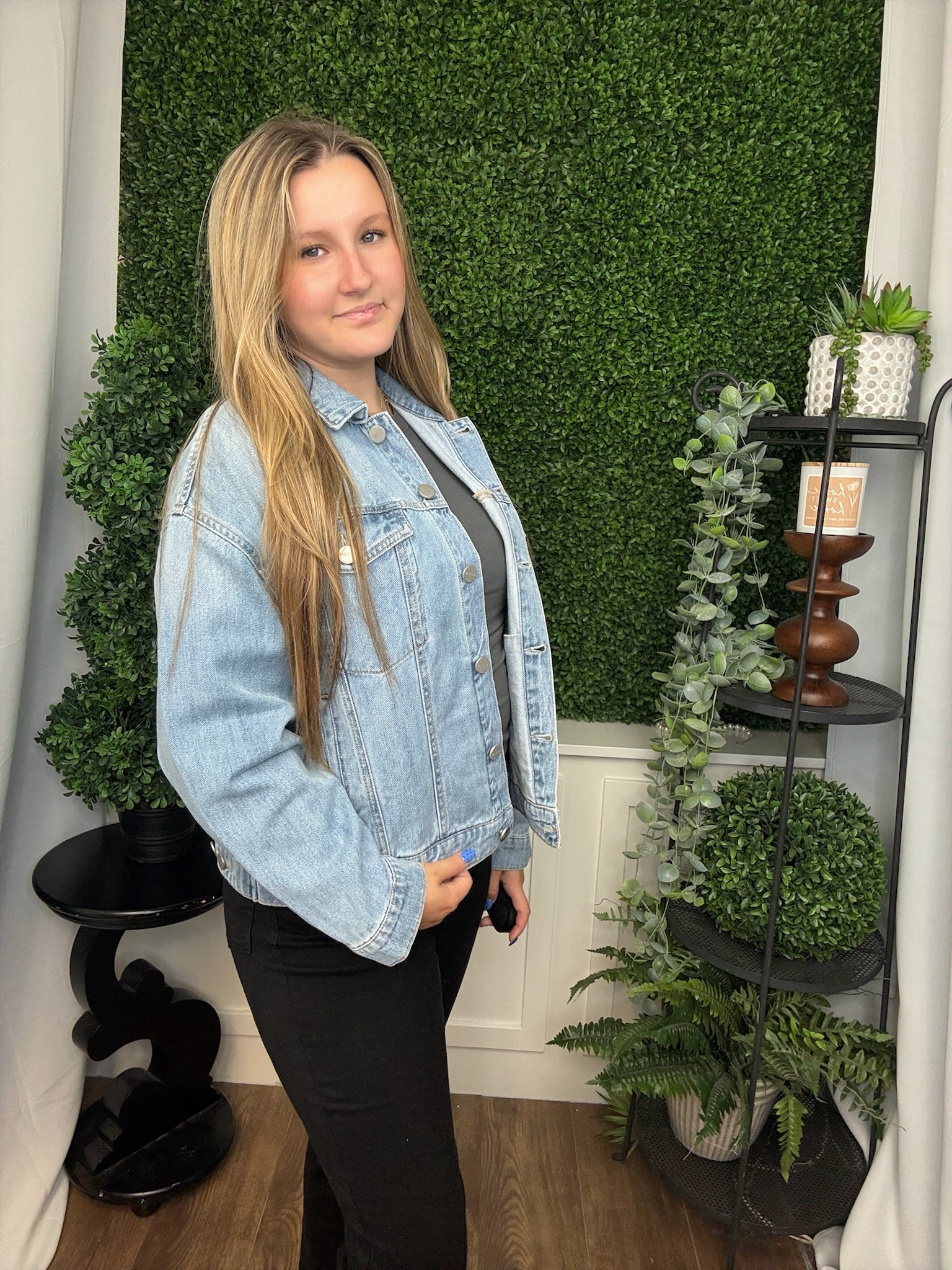 OVERSIZED DENIM JACKET - LIGHT