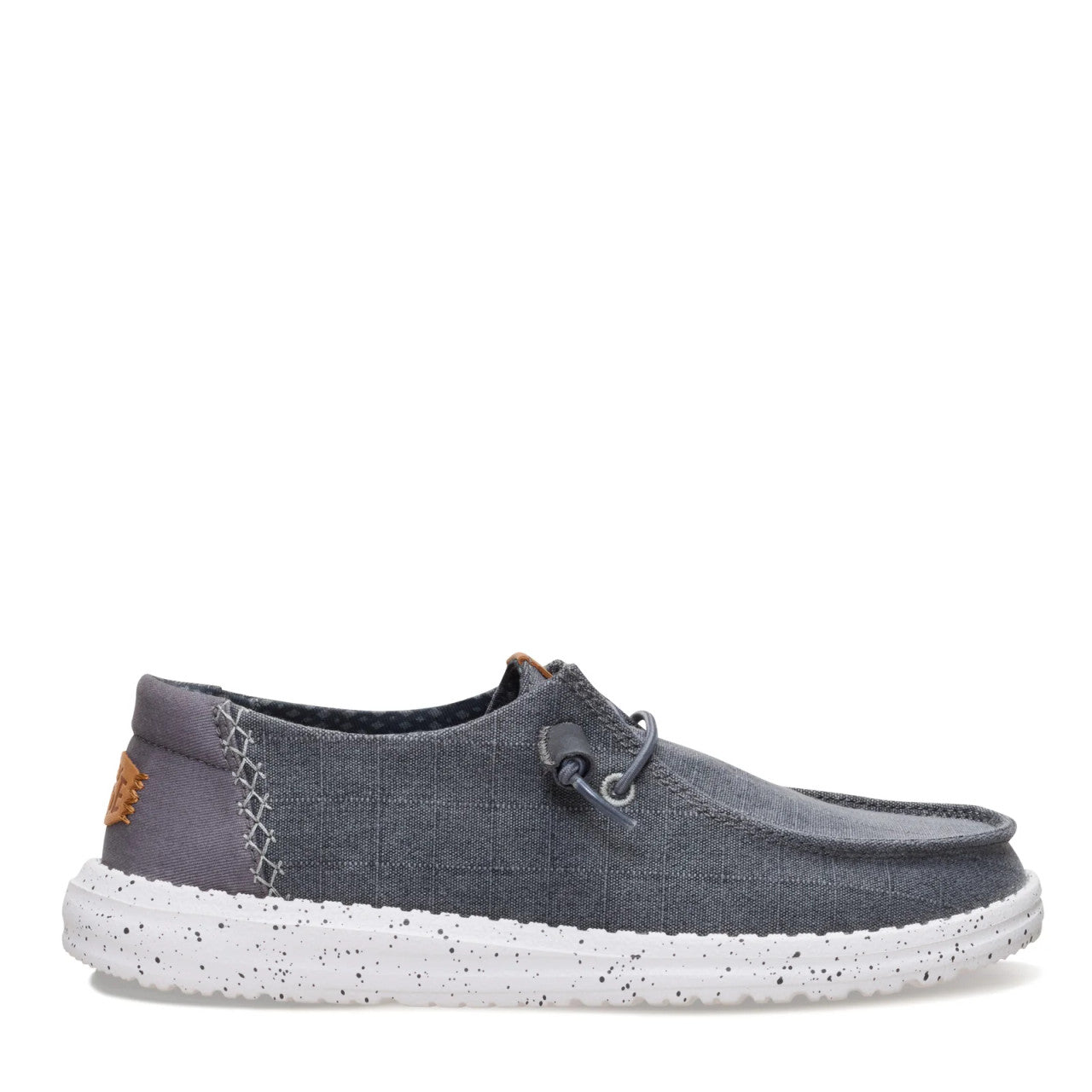 WENDY CHAMBRAY GRID - CHARCOAL