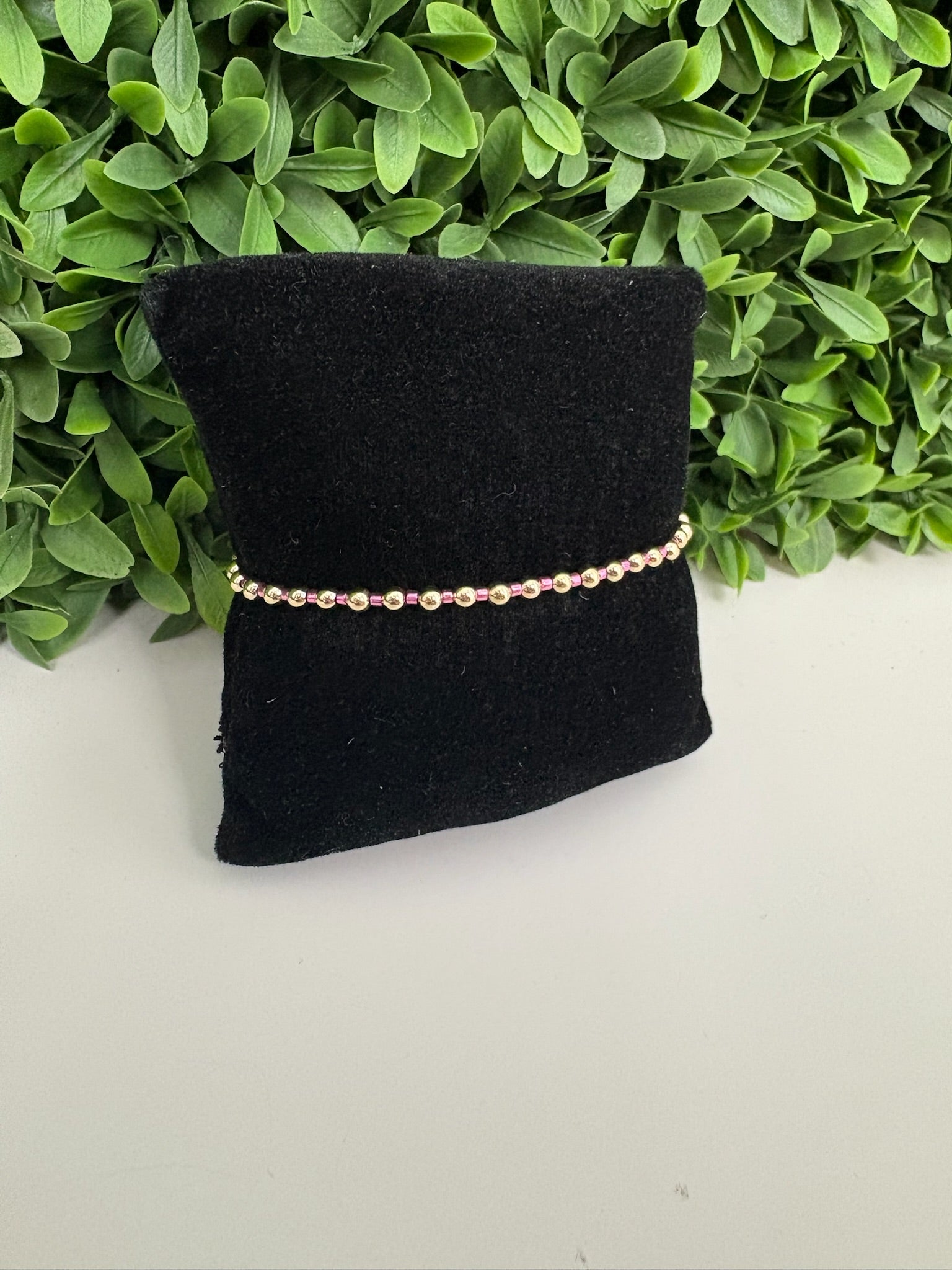 HOPE GRATEFUL BRACELET - PINK METALLIC