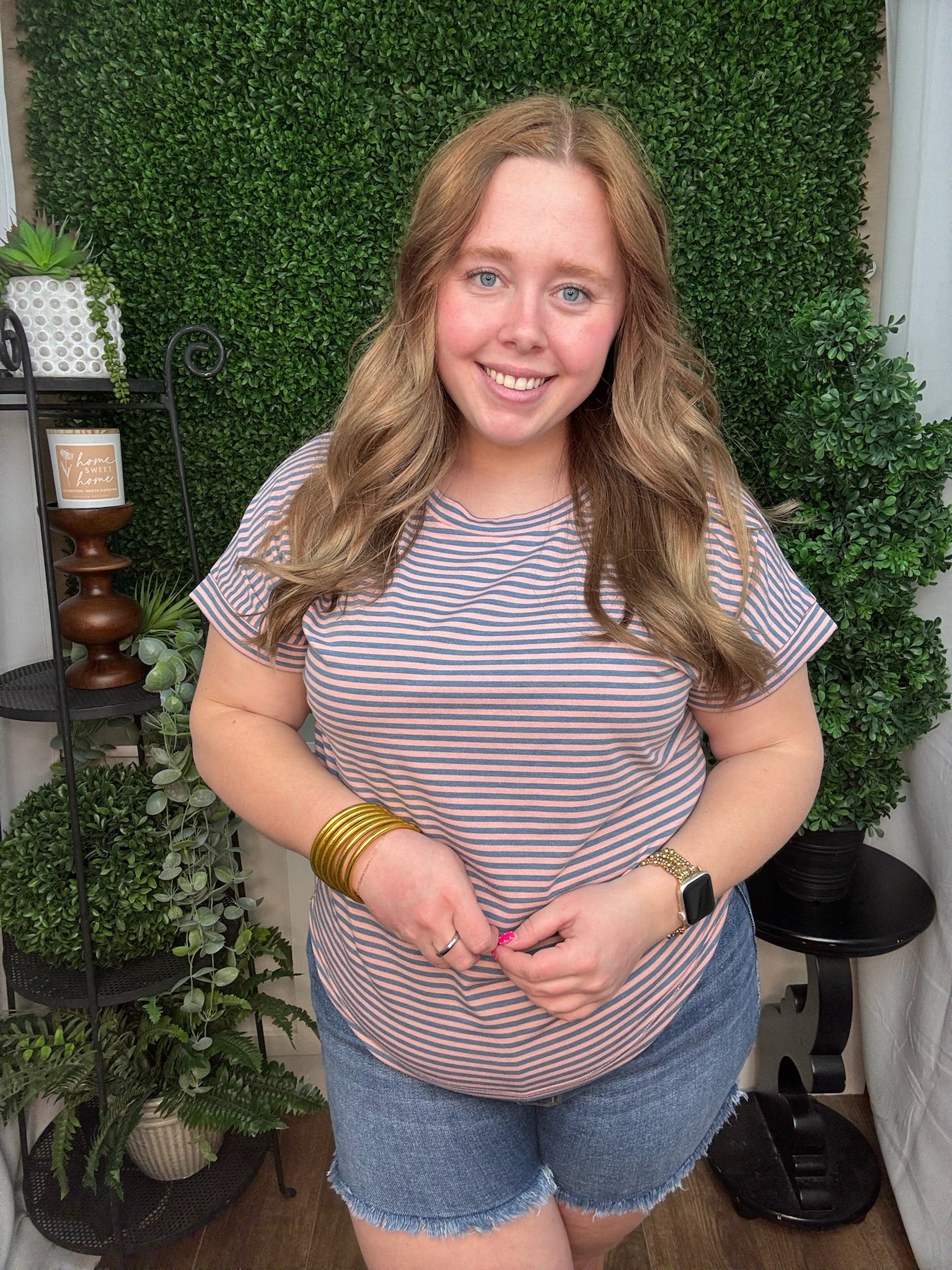 Classic Striped Relaxed Fit Tee