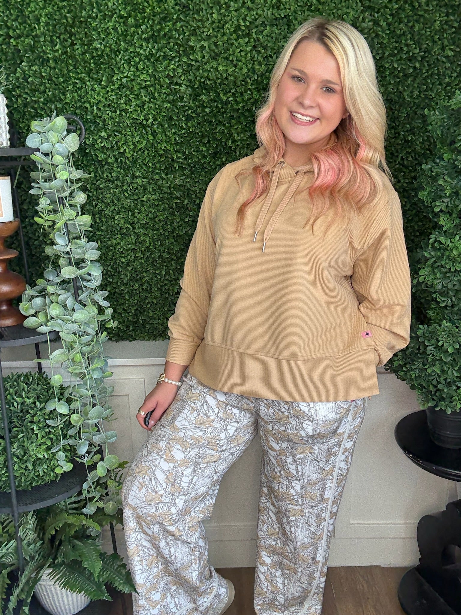 SLOAN PANT - CAMO WHITE