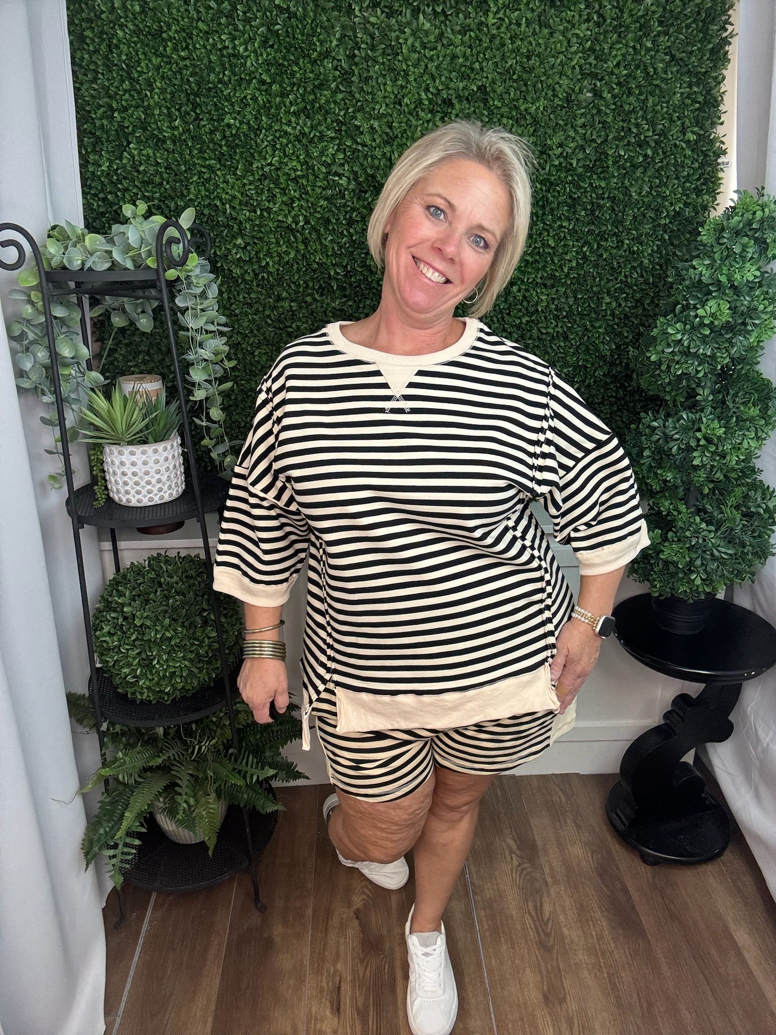 Stripe Everyday Pullover Top