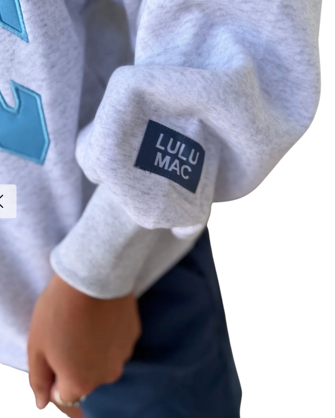 LULU MAC MULTI STITCH SWEATSHIRT - HEATHER GREY