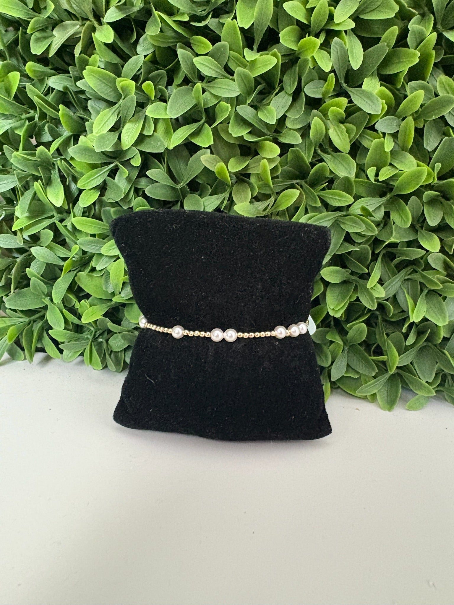 EGIRL HOPE UNWRITTEN 4MM BEAD BRACELET - PEARL