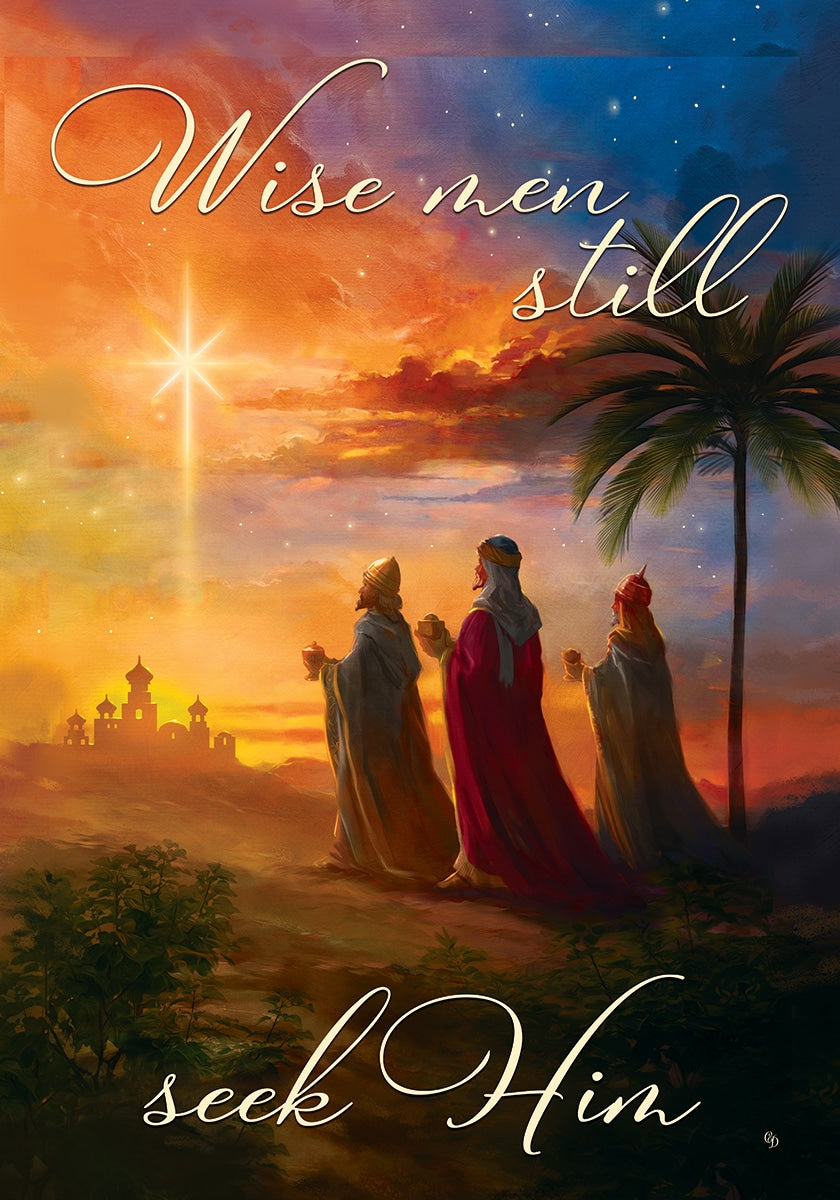 WISE MEN GARDEN FLAG