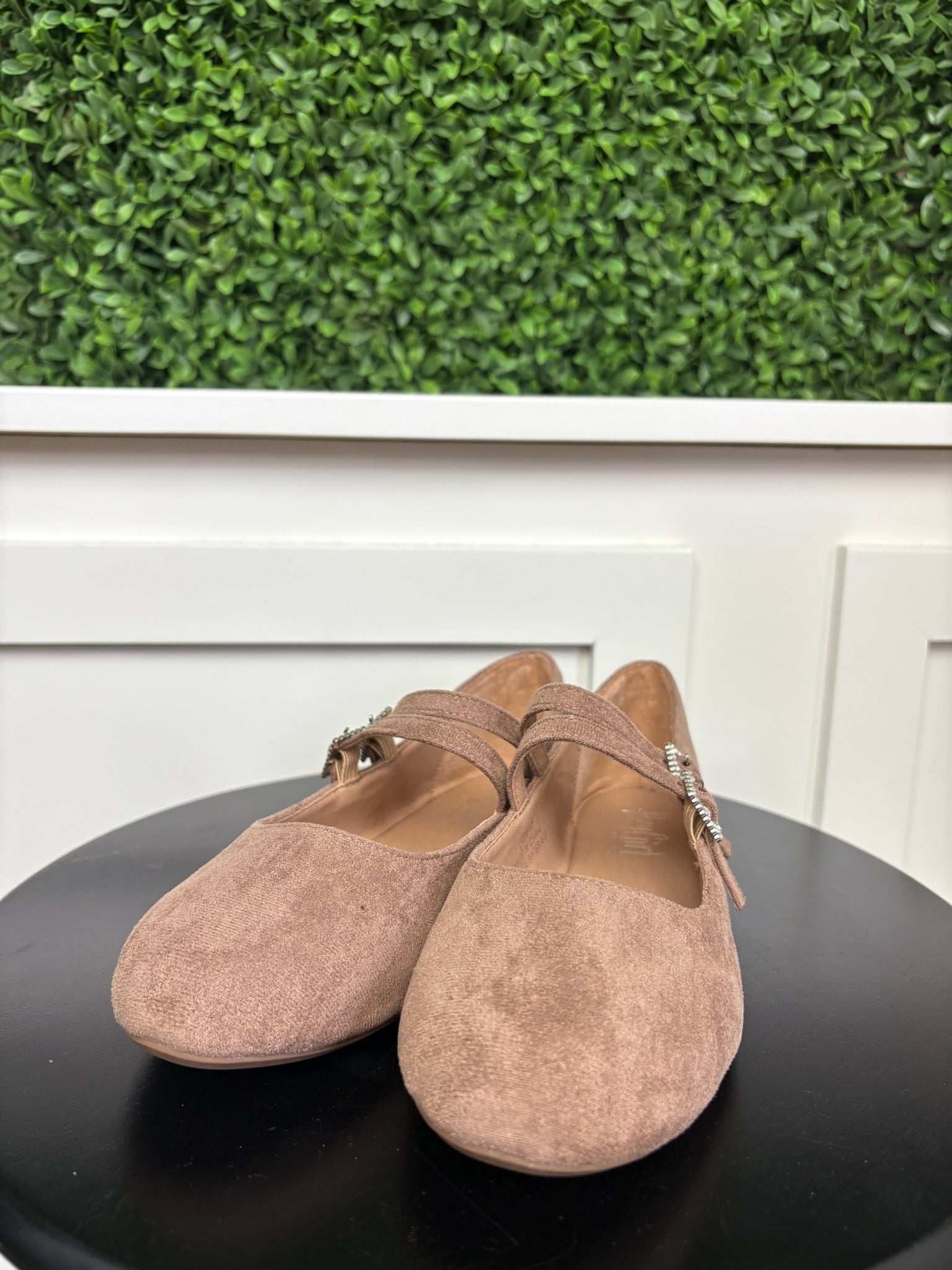 OWN IT - WALNUT FAUX SUEDE