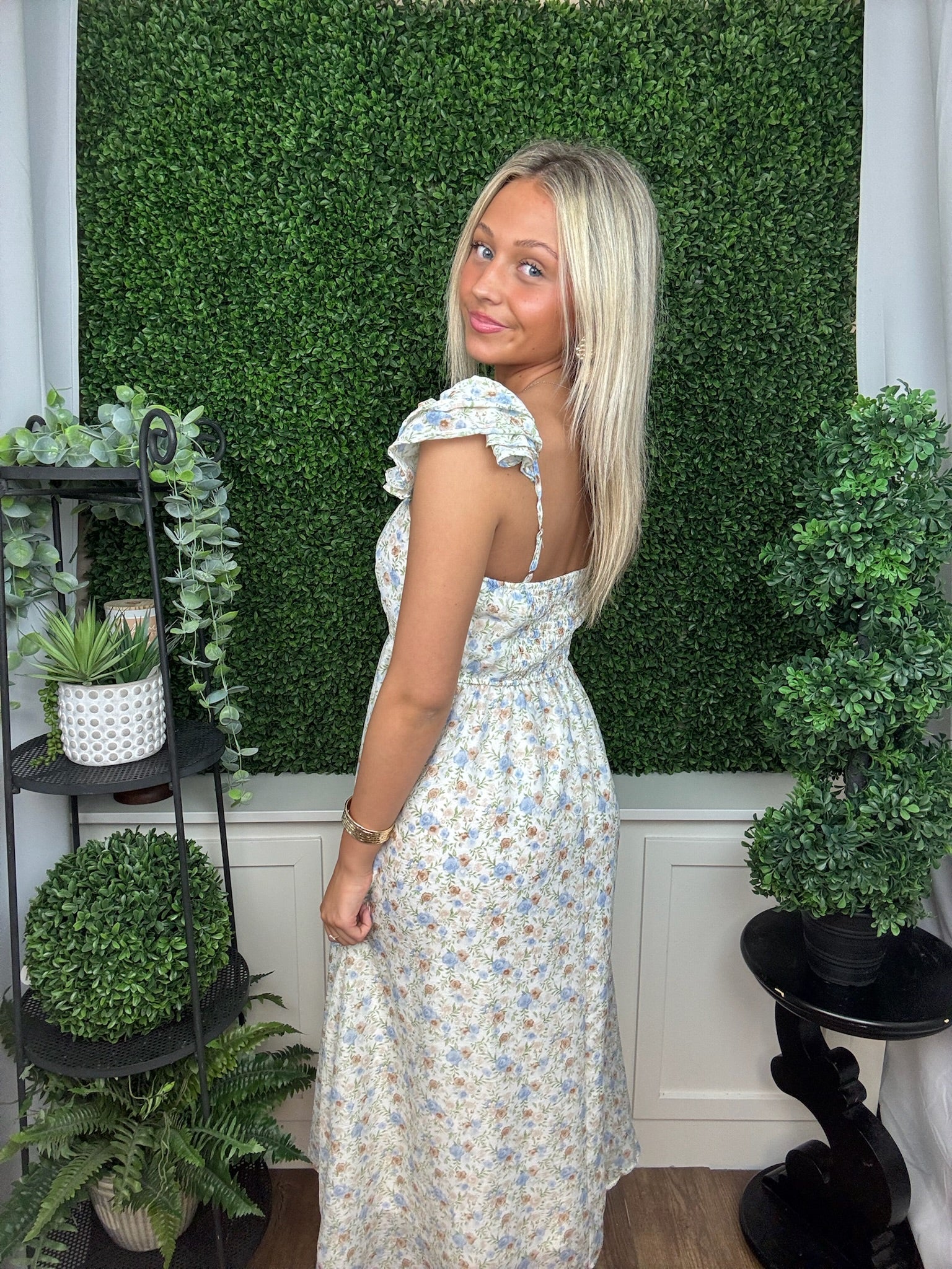 Romantic Floral Summer Sundress