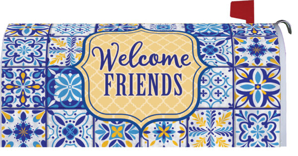 BLUE AND YELLOW TILE