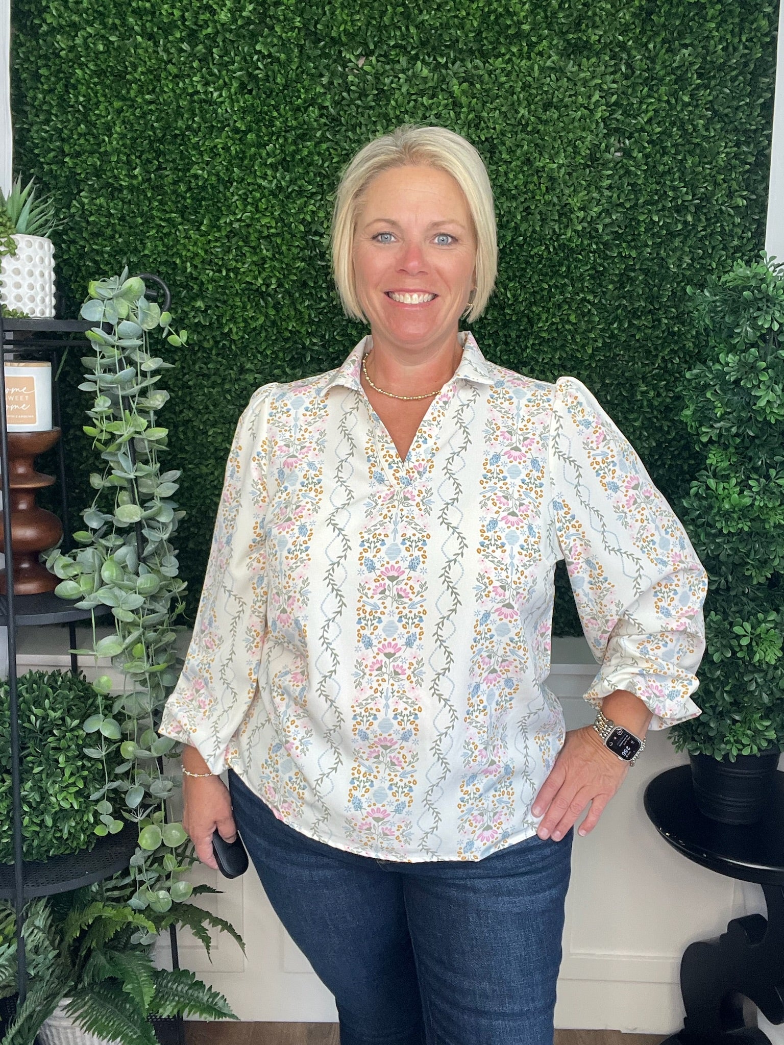 TOP KAYLA IVY LANE IVORY