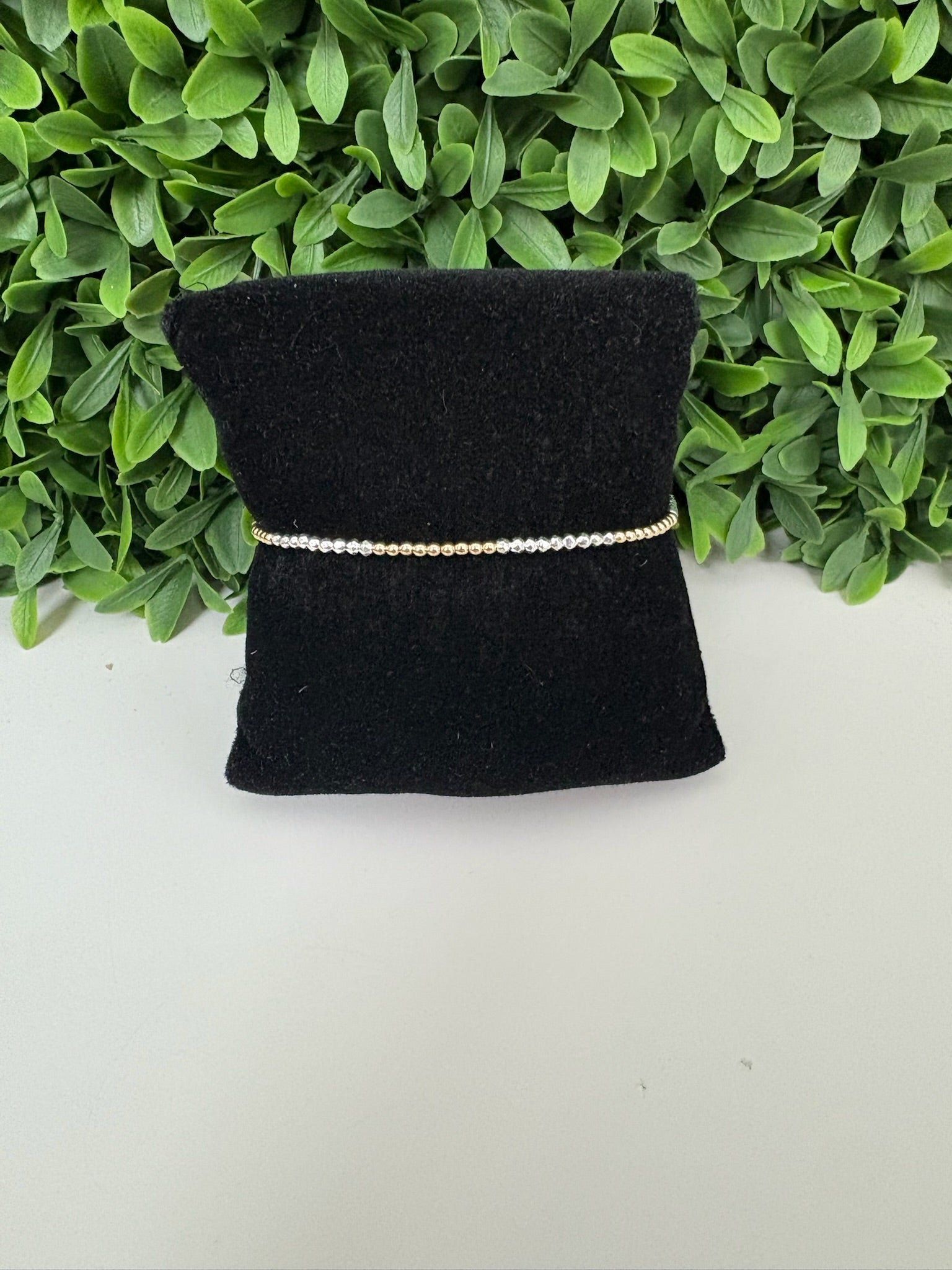 BLISSFUL PATTERN 2MM BRIGHT SILVER FACETED HEMATITE