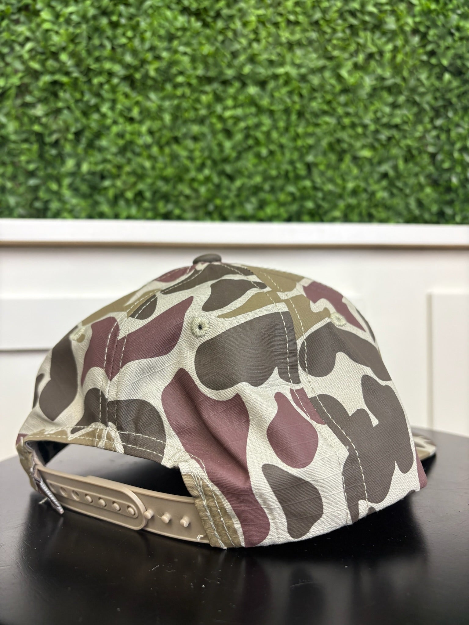 BURLEBO GREY PATCH CAP - CAMO
