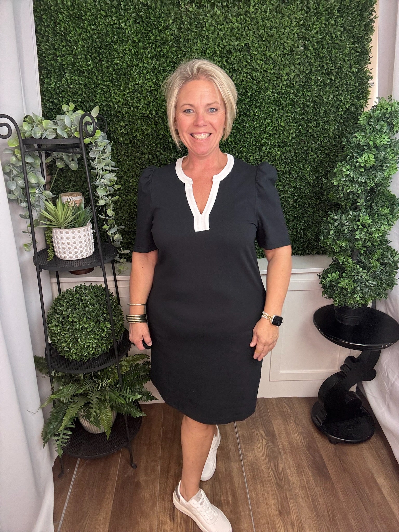 DRESS ADELYN T-SHIRT BLACK