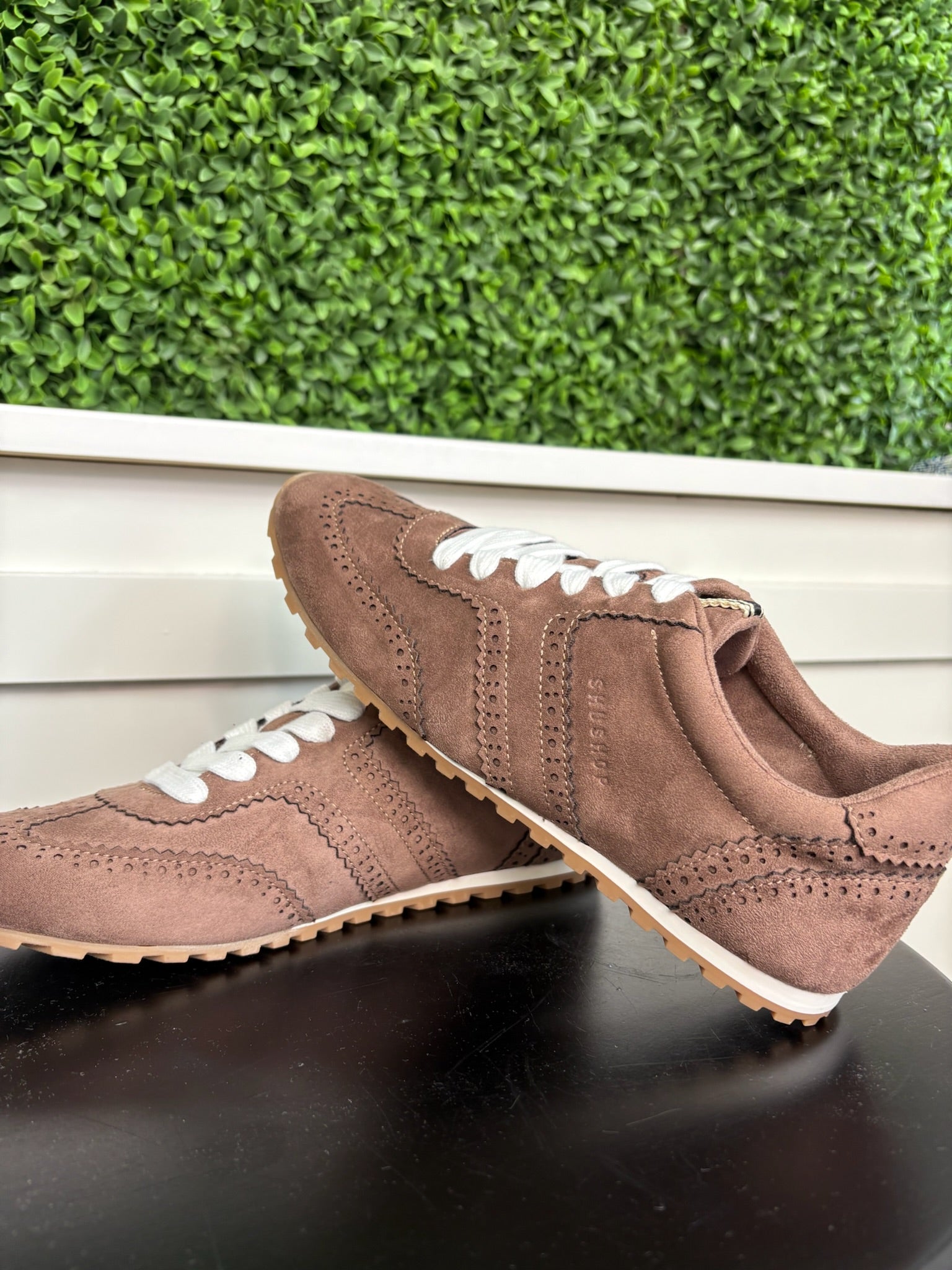 PENELOPE SNEAKER - TAUPE SUEDE