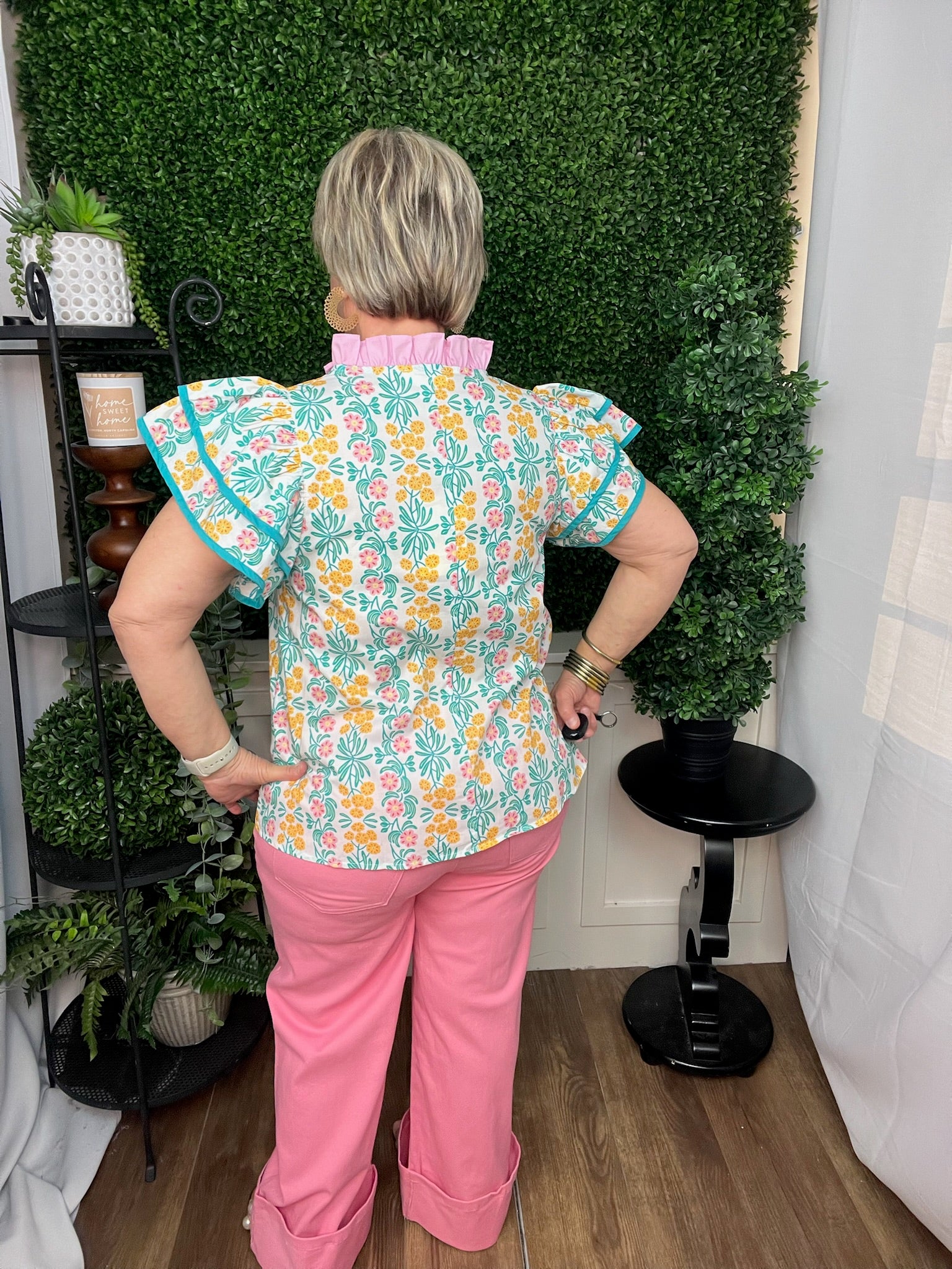 JADE PUFF SHORT SLEEVE TOP