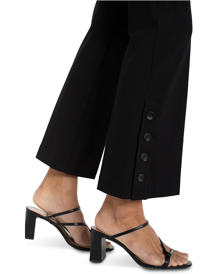 STELLA PULLON KICK FLARE PANTS 27" INS - BLACK