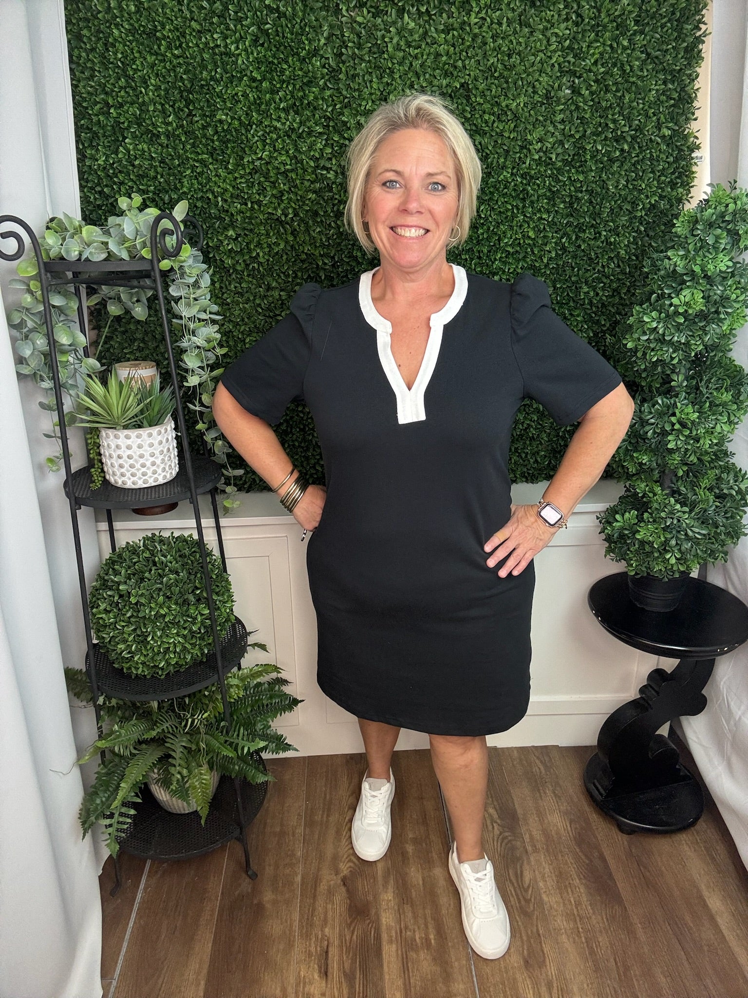 DRESS ADELYN T-SHIRT BLACK