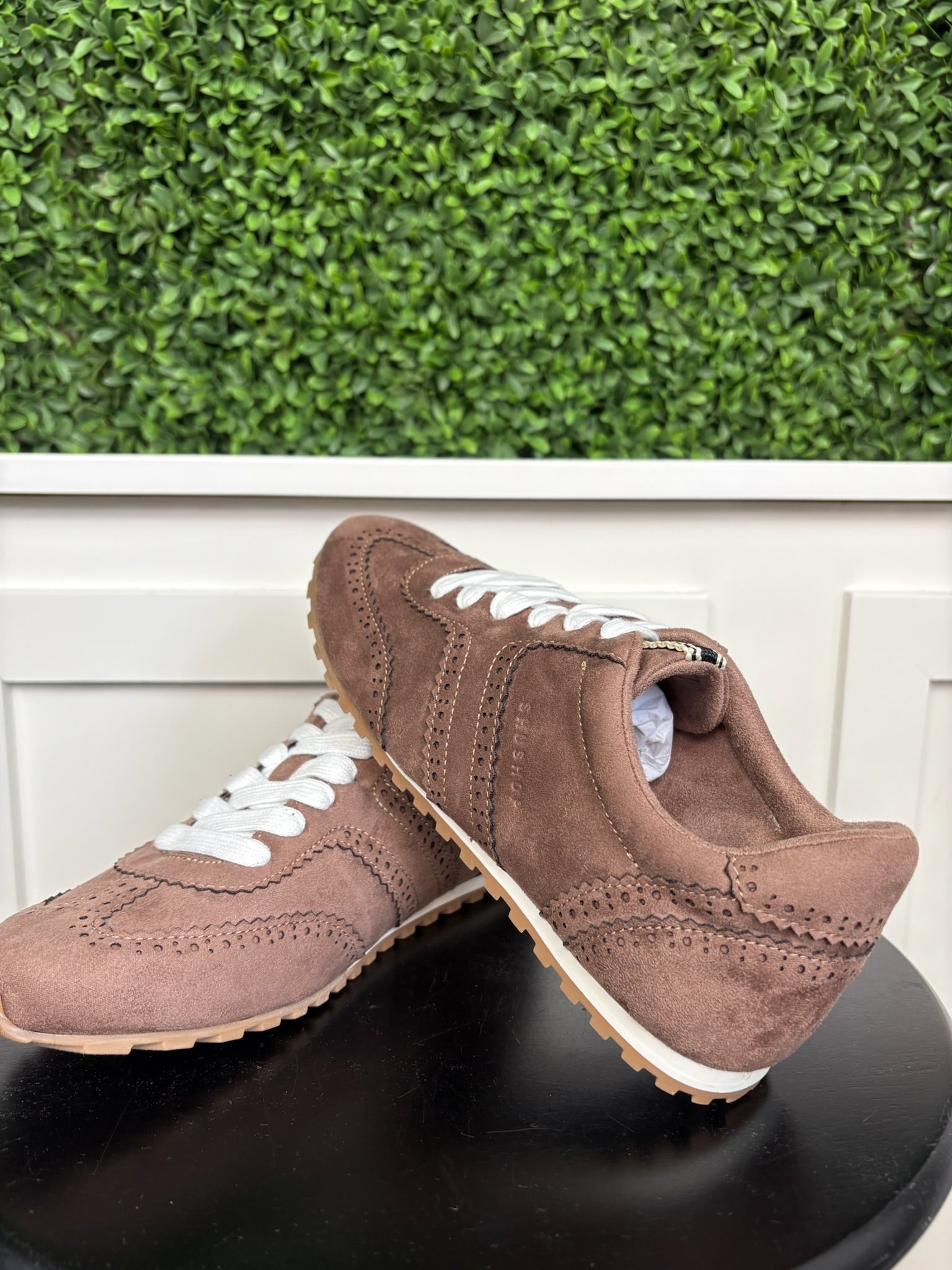 PENELOPE SNEAKER - TAUPE SUEDE