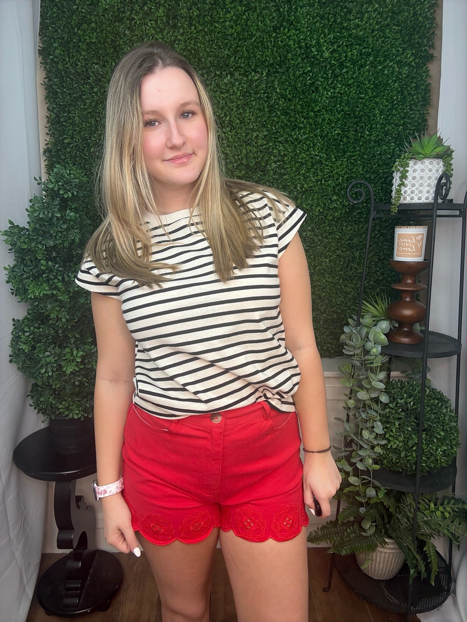 Classic Stripe Fitted Tee