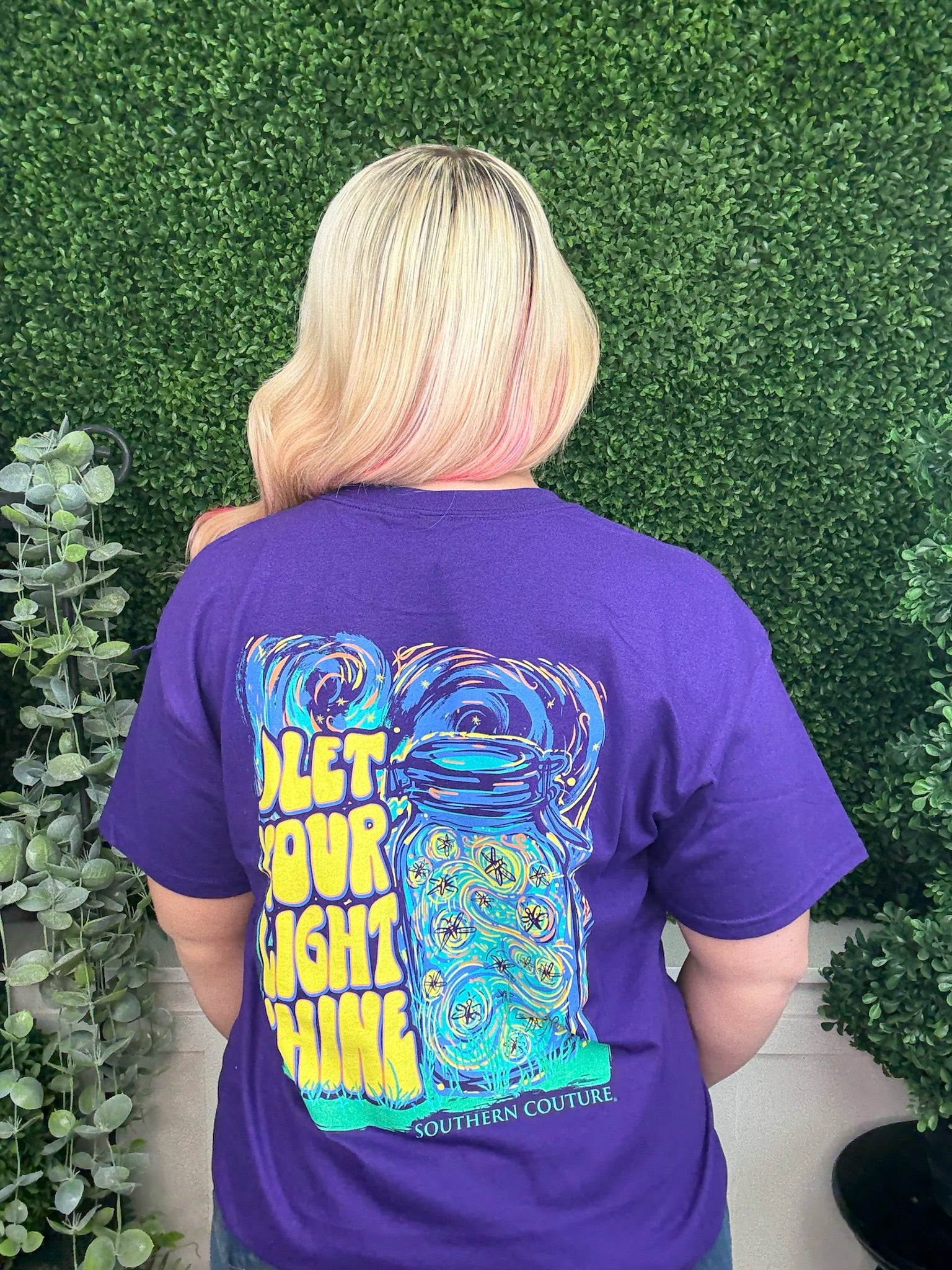 LET YOUR LIGHT SHINE FIREFLY SS - PURPLE