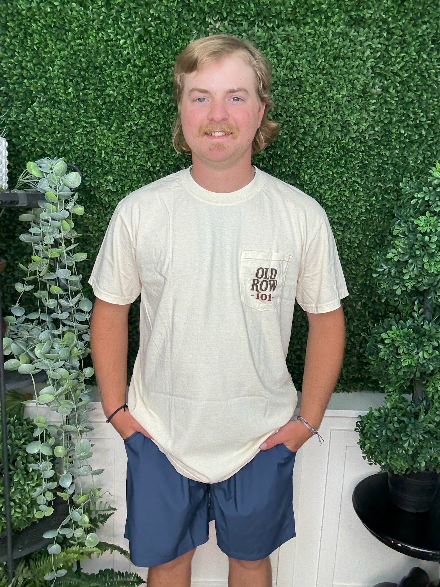 THE 101 POCKET TEE - IVORY