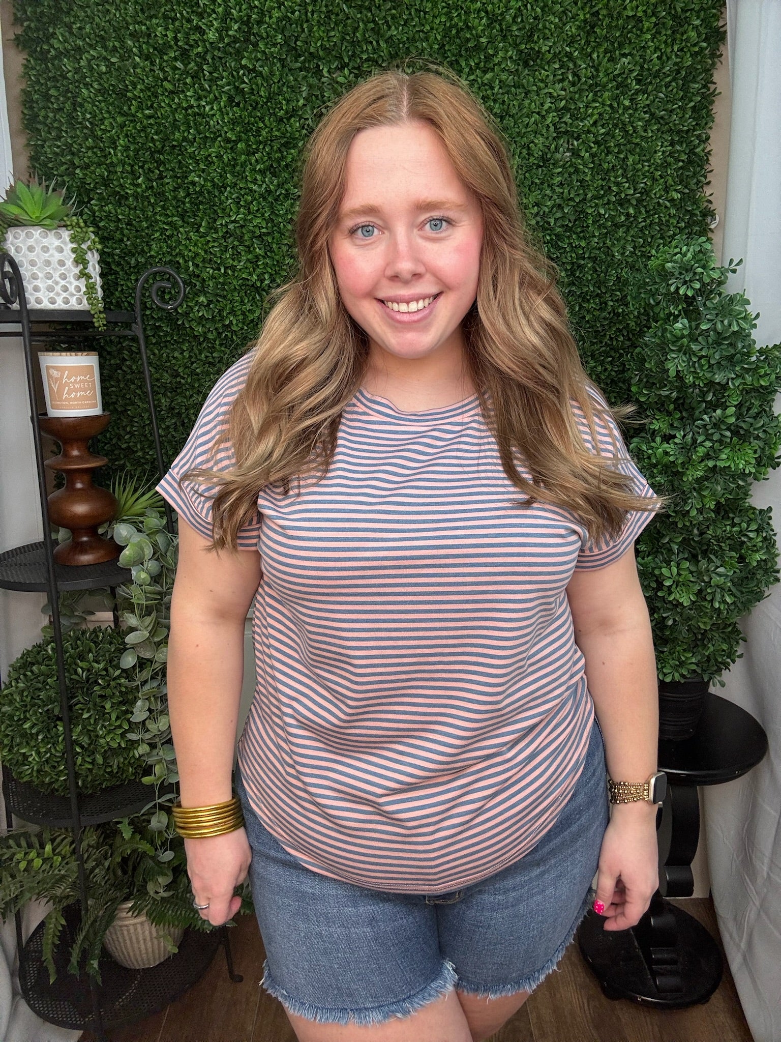 Classic Striped Relaxed Fit Tee