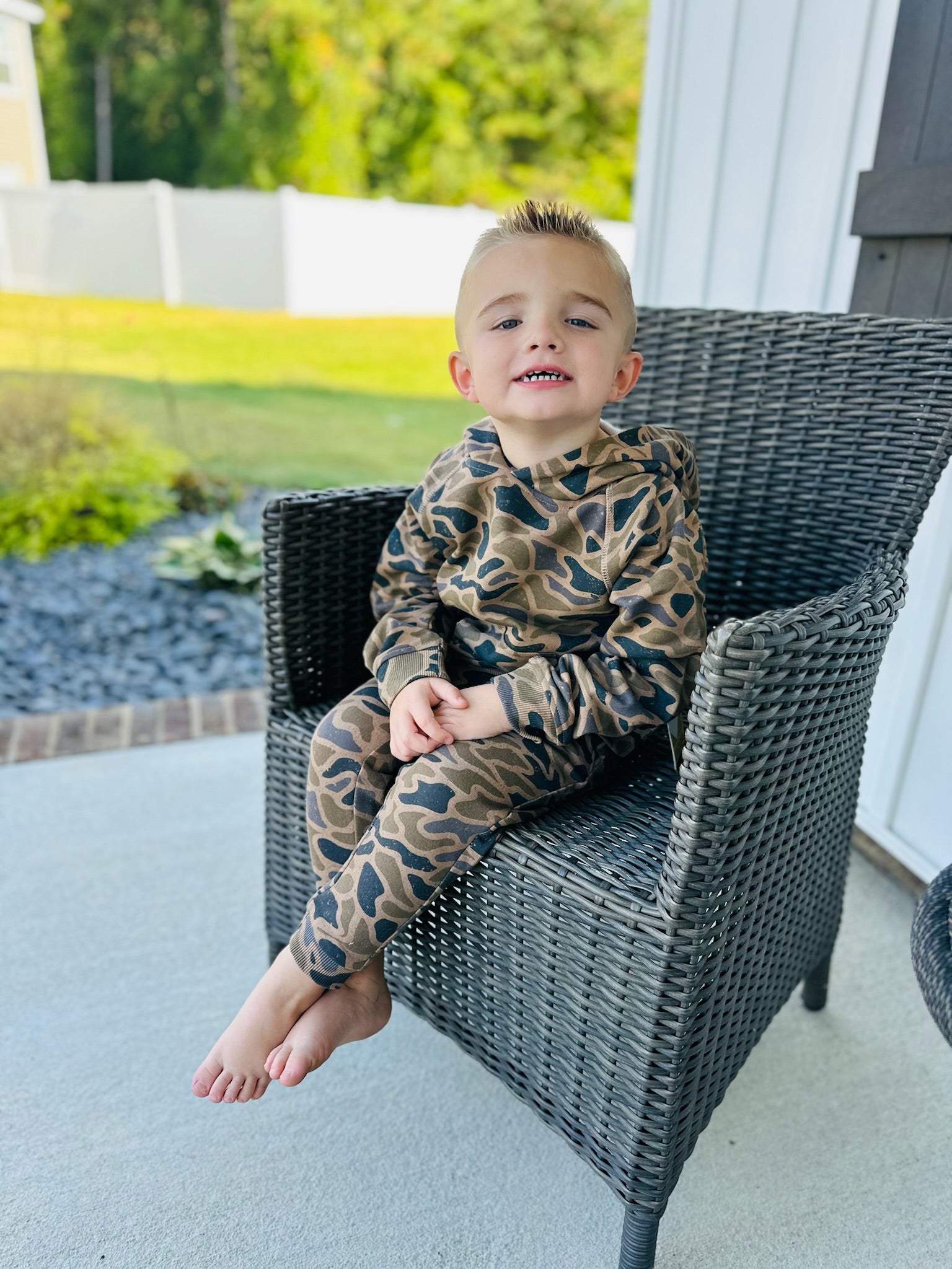 YOUTH - FLEECE JOGGER - GUAGE CAMO