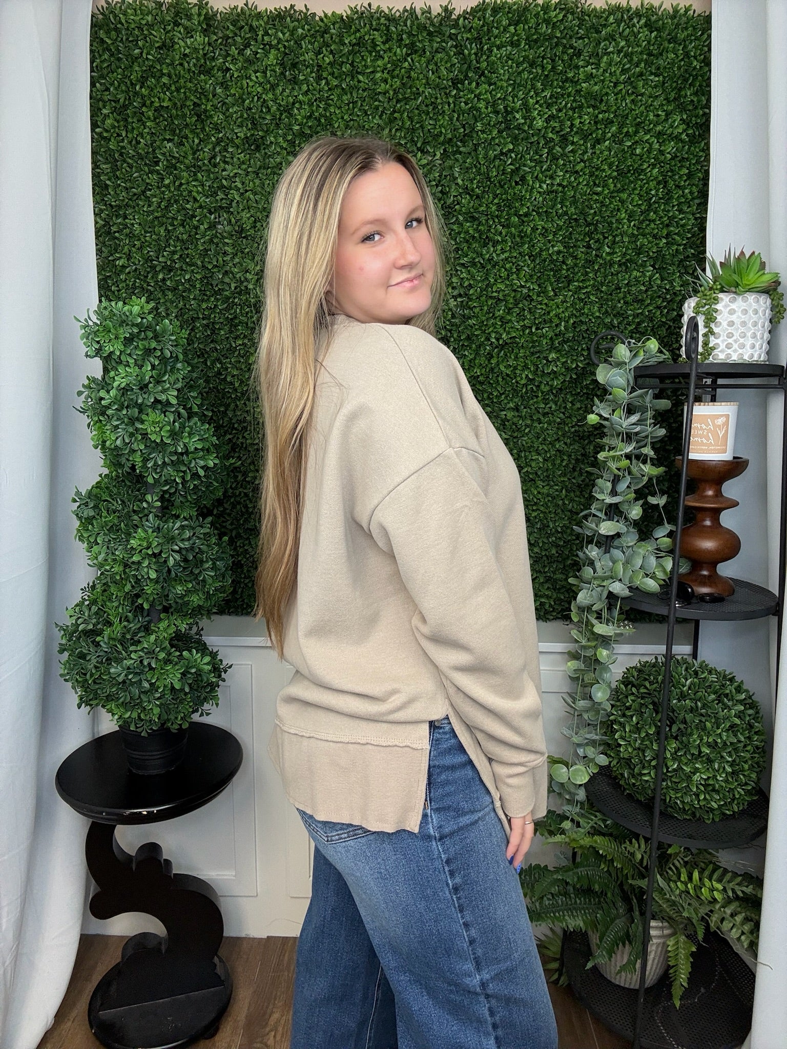 MELANGE LA JOLLA TOP - SAND